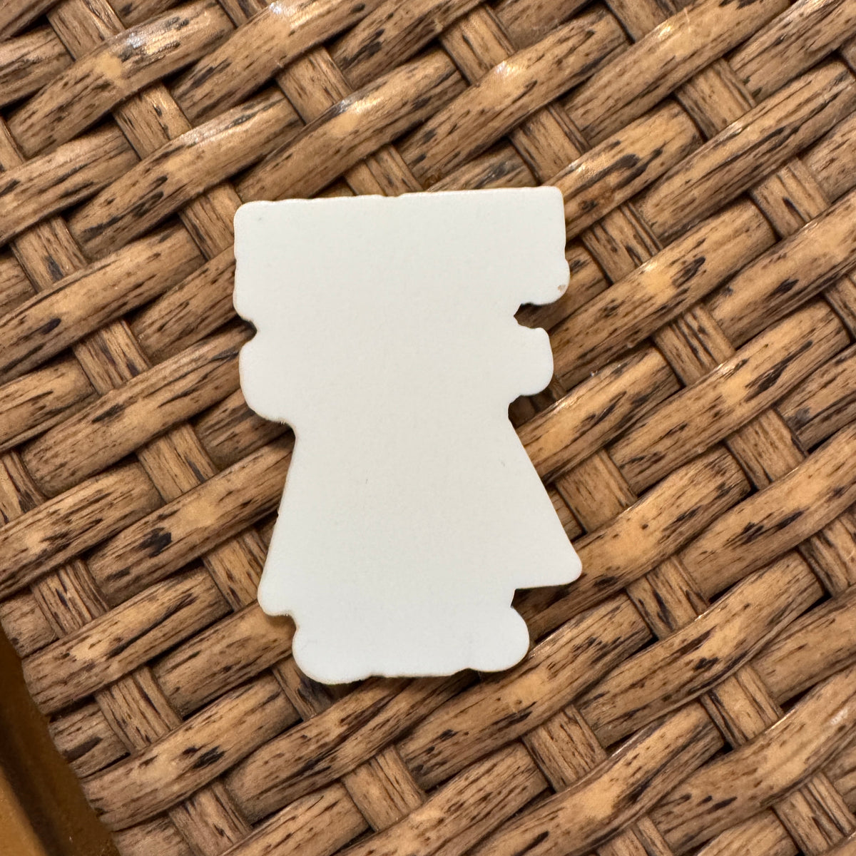 Acrylic Flatback Craft Embellishment - Little Miss Christmas