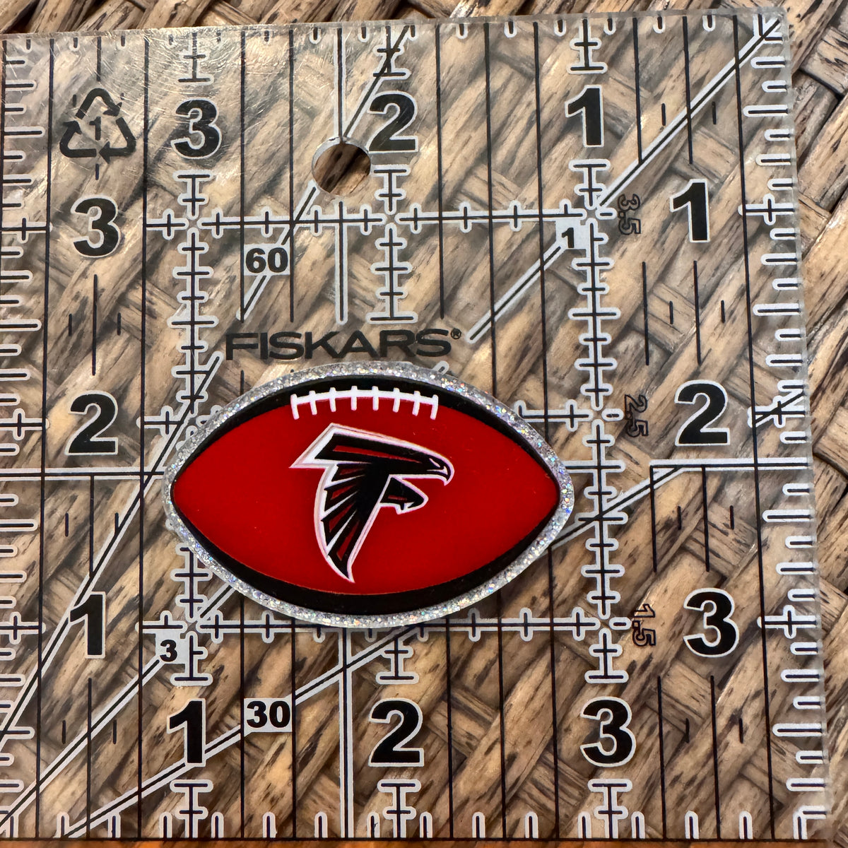 Acrylic Flatback Craft Embellishment - Football Team