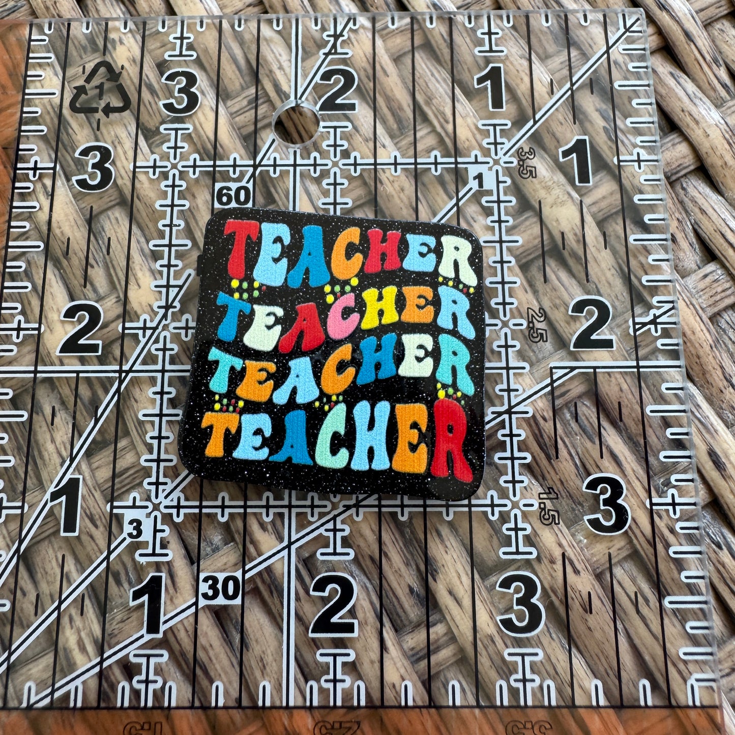 Teacher Flatback, Planar, Cabochon, Single Pc