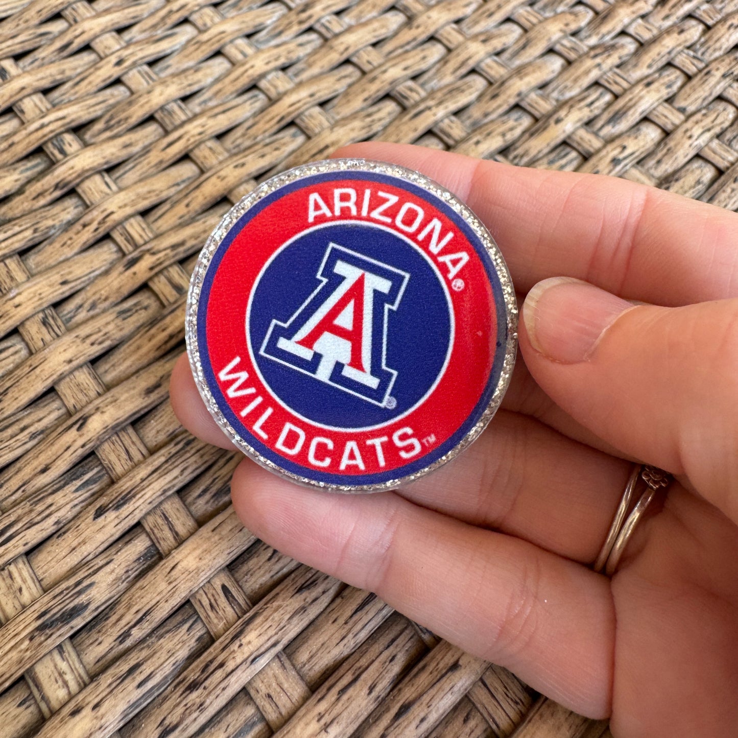 Arizona Wildcats Medical, Flatback, Planar, Cabochon, Single Pc