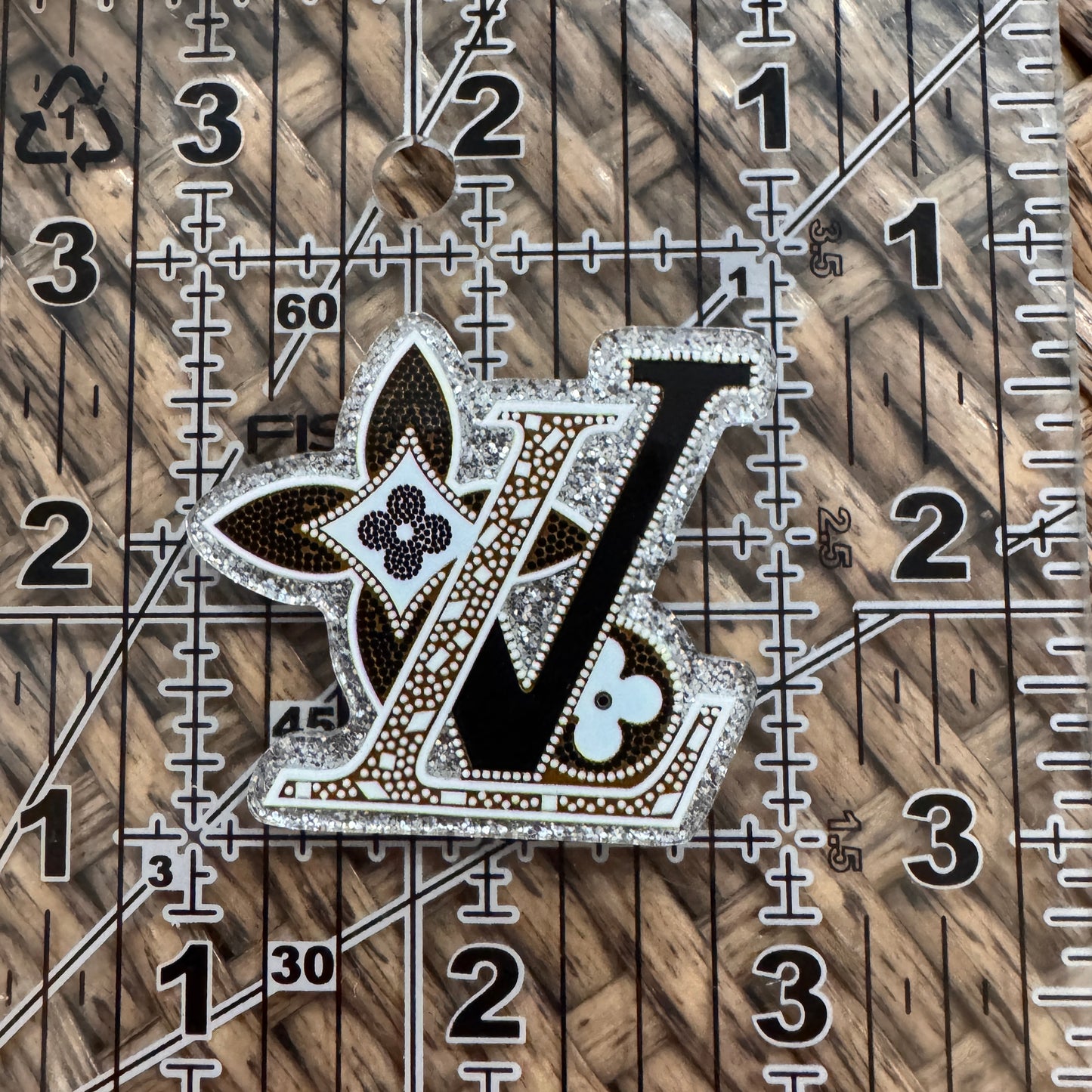 Designer LV Flatback, Planar, Cabochon, Single Pc