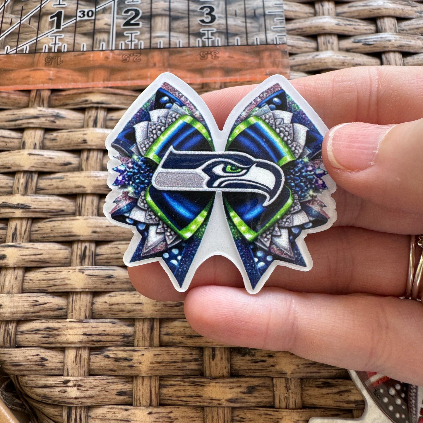 Seahawks, Football, Planar, Cabochon, Single Pc