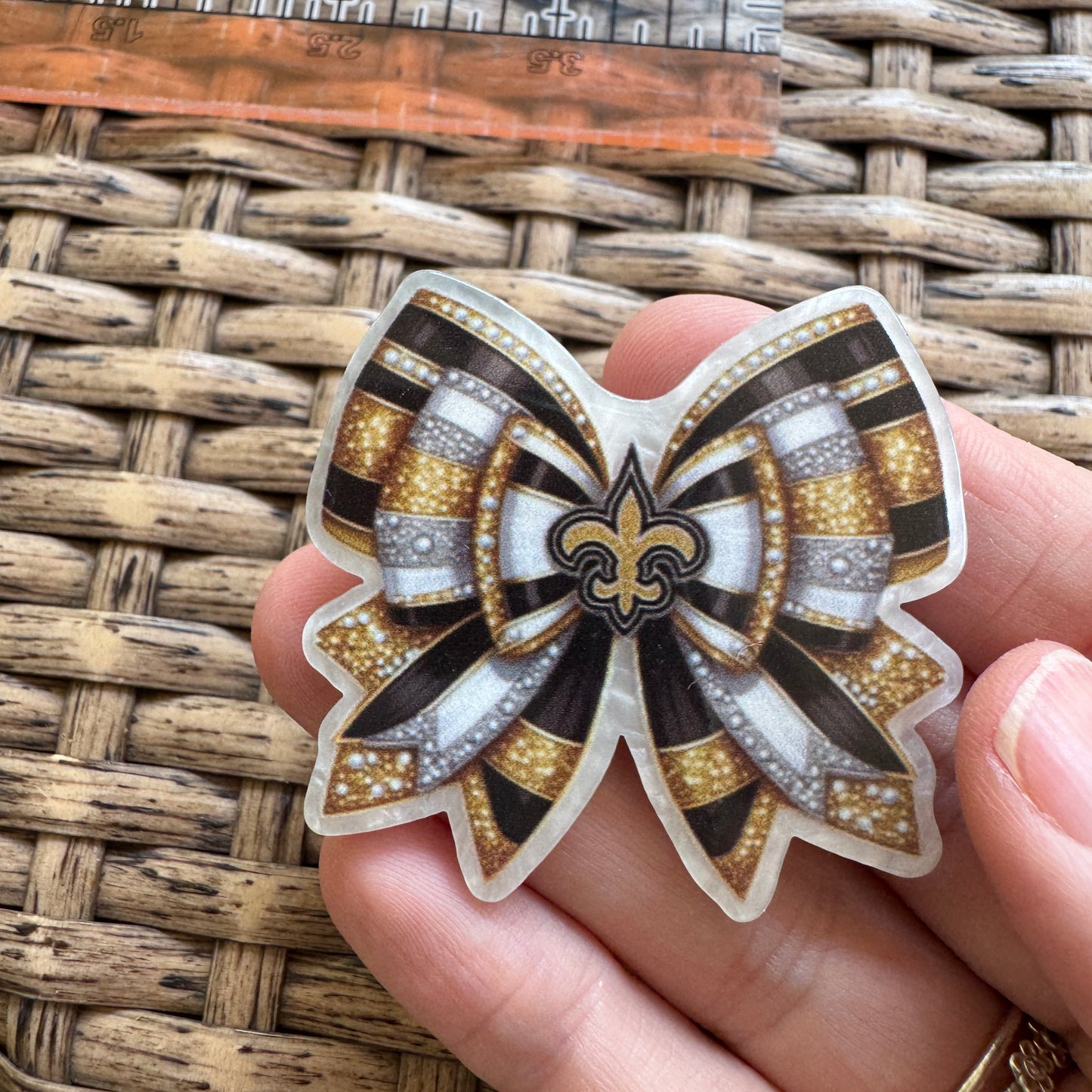 Saints, Football, Planar, Cabochon, Single Pc.