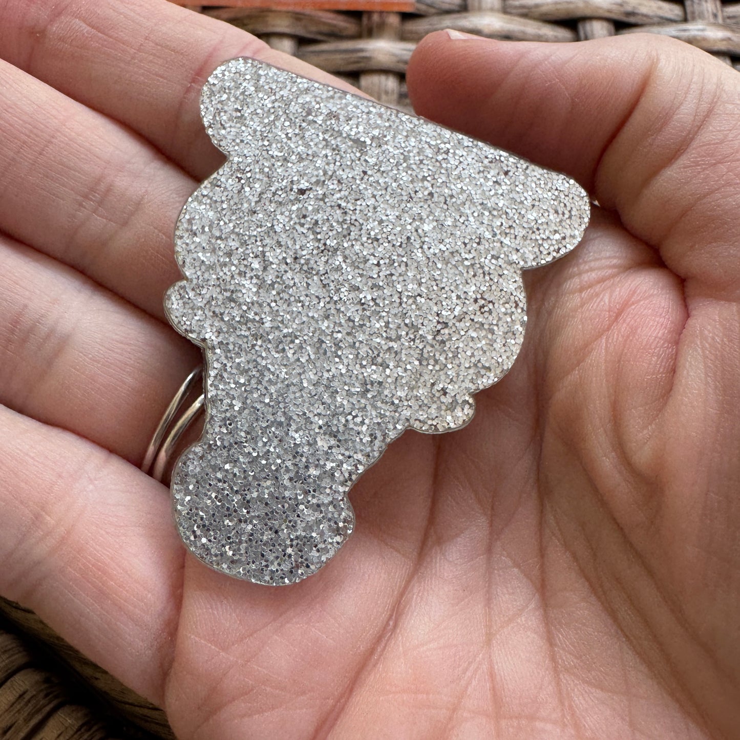 Acrylic Fatback, Planar, Cabochon, Craft Supply - Chicago Bulls Basketball