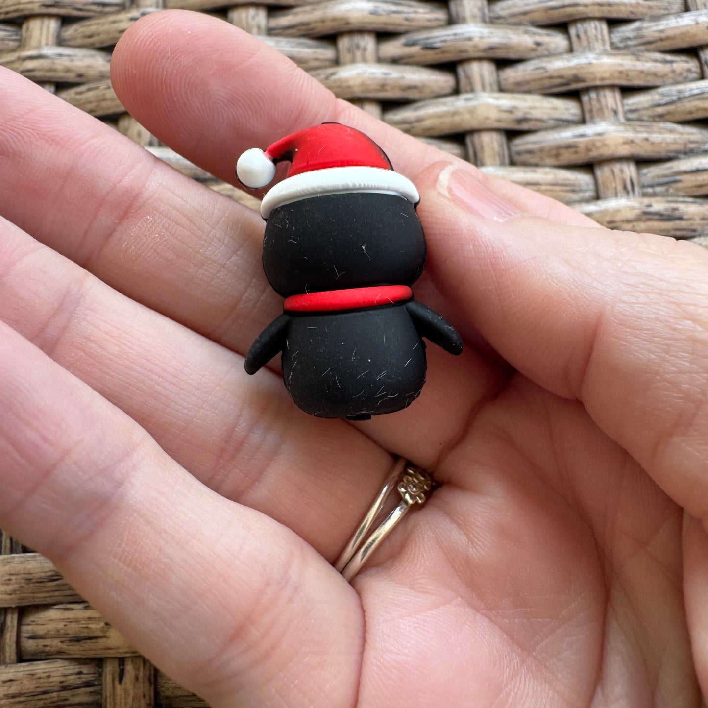 Flocal Bead Silicone 3D Penguin Head