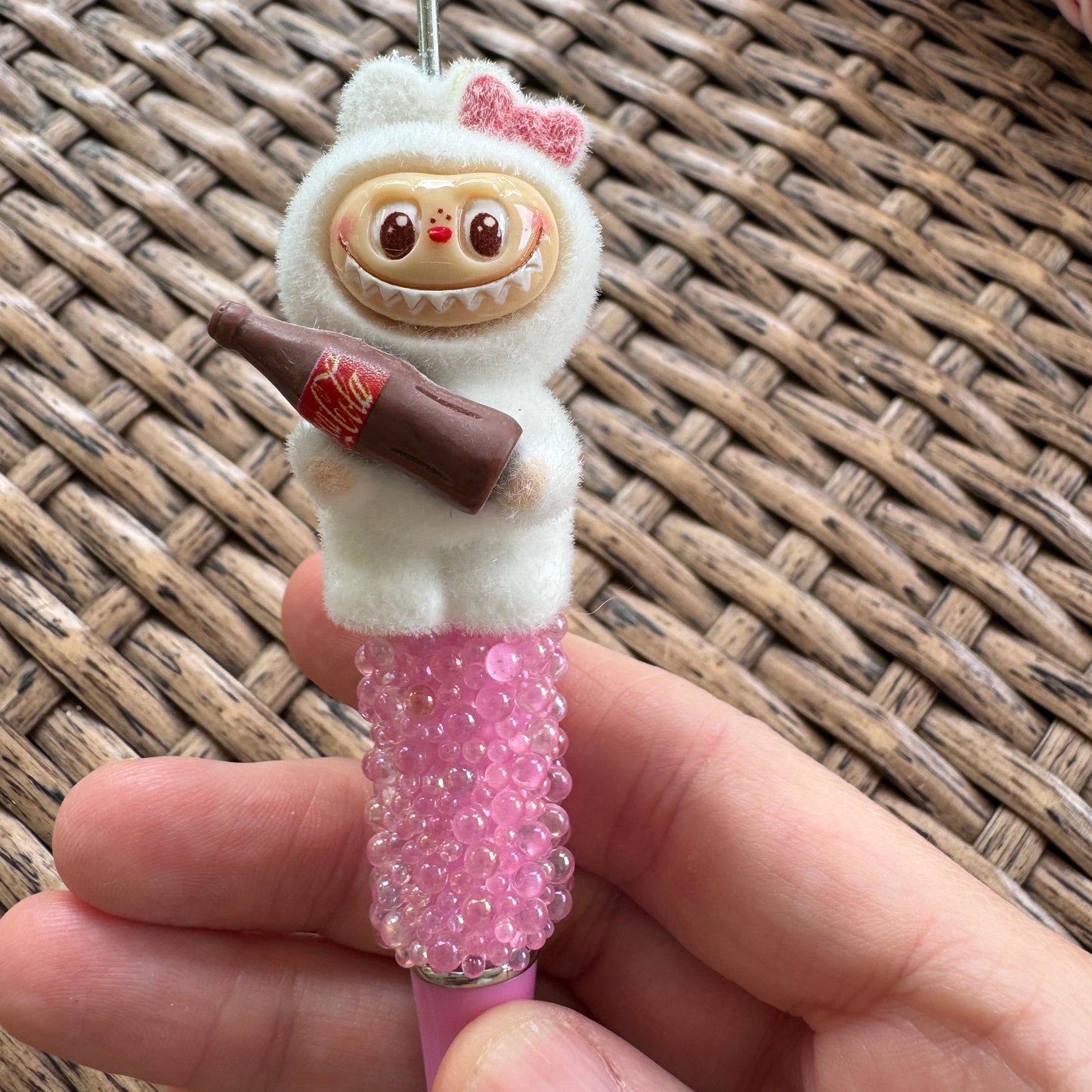 Flocal Bead Labubu With Coke Standing