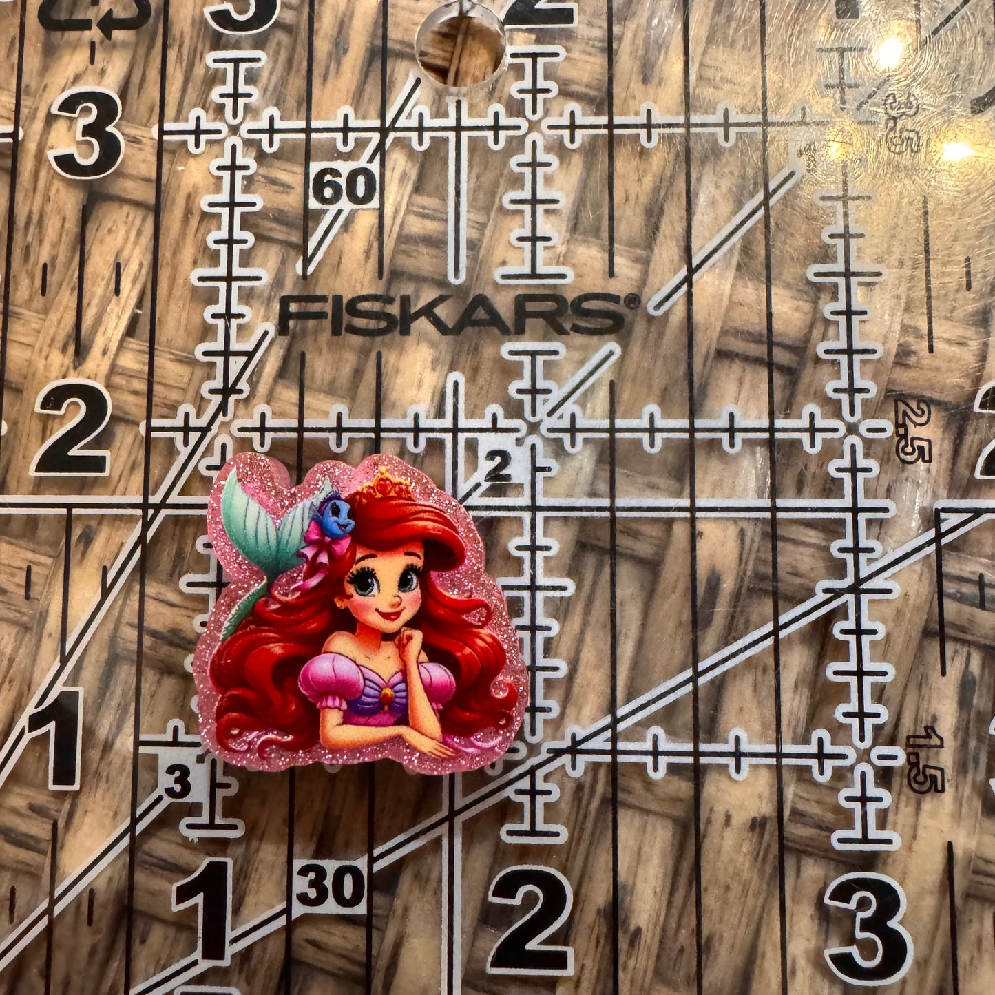 Little Mermaid Small Acrylic Focal Bead Set of Two – Double-Sided Image Charms for Beadable Pens, Badge Reels, Keychains, Jewelry, Junk Cases (Copy)