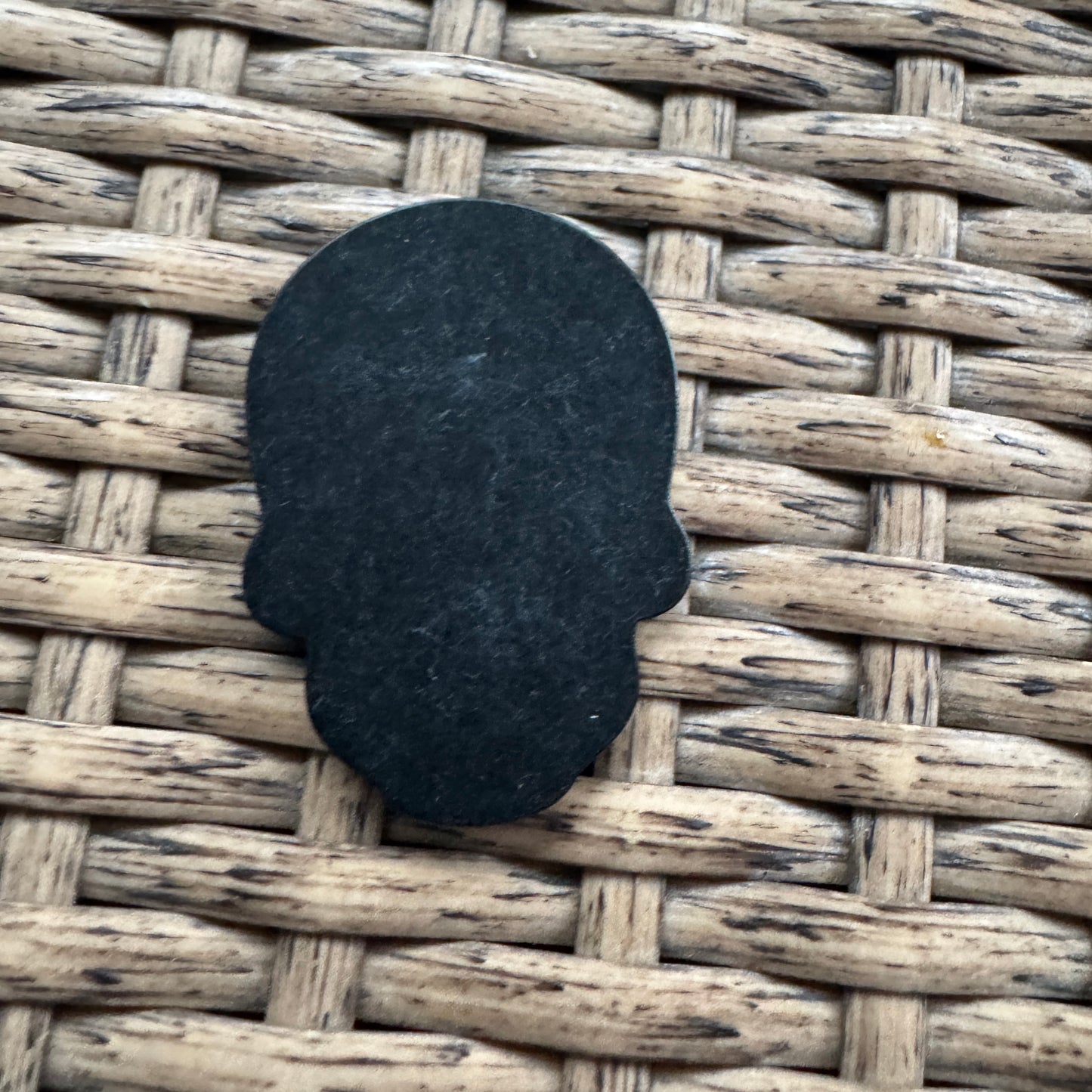 Acrylic Flatback, Planar, Cabochon, Single Pc - Football Rams Skull