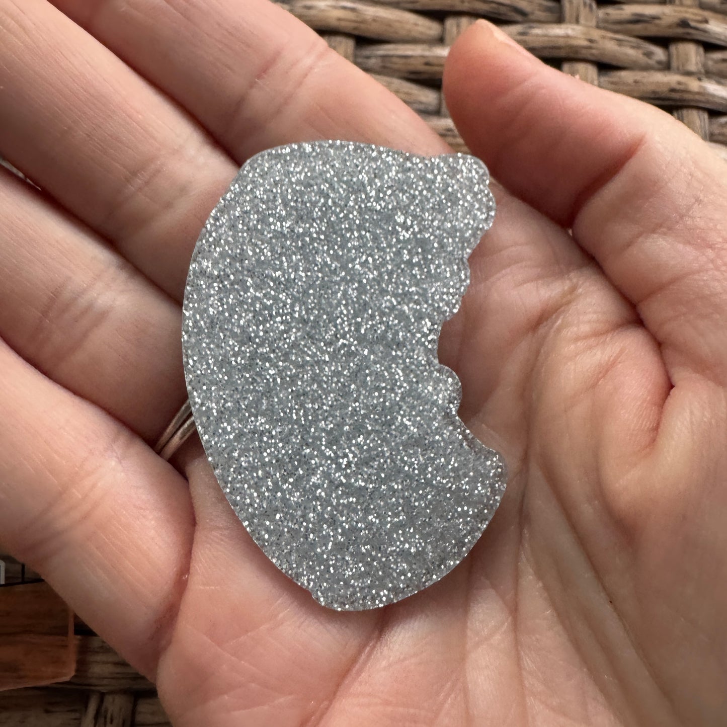 Acrylic Flatback, Planar, Cabochon, Single Pc - Pepsi