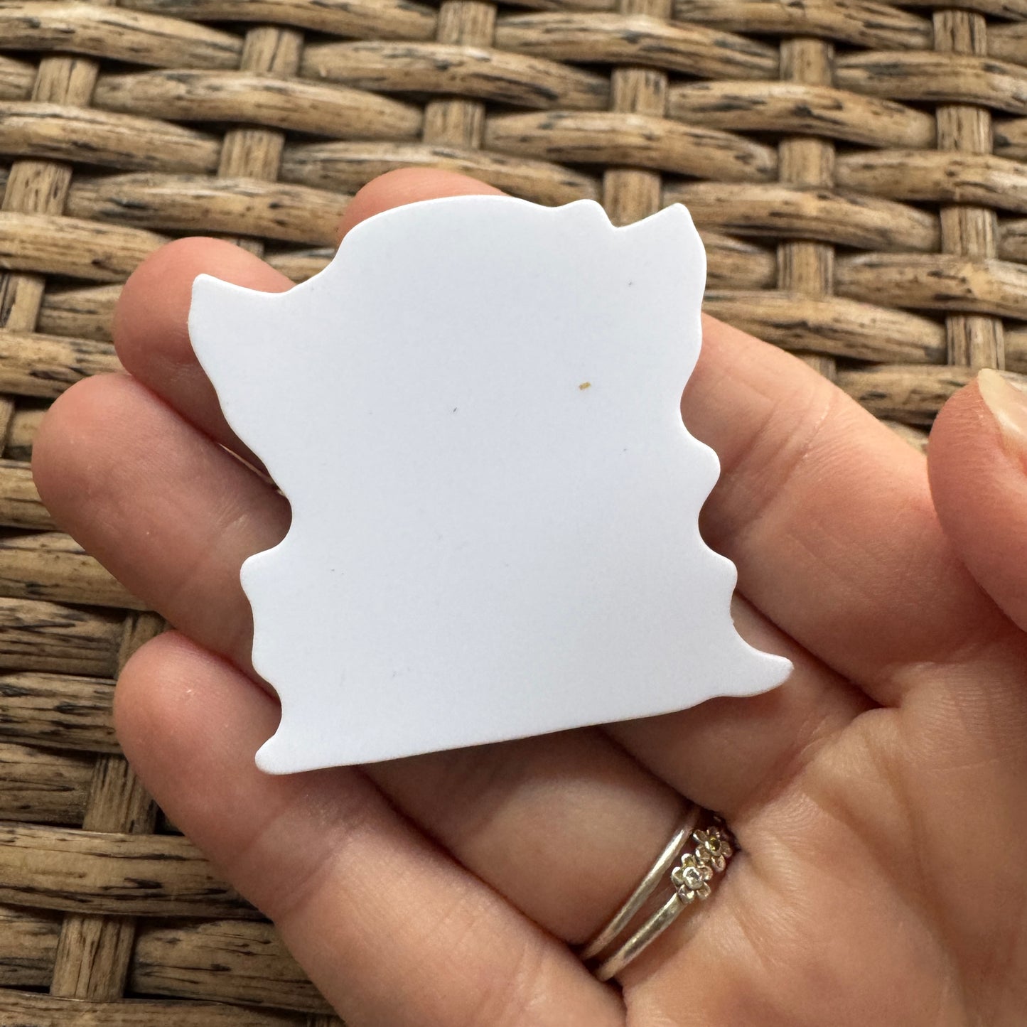 Acrylic Flatback, Planar, Cabochon, Single Pc - Redbull no glitter