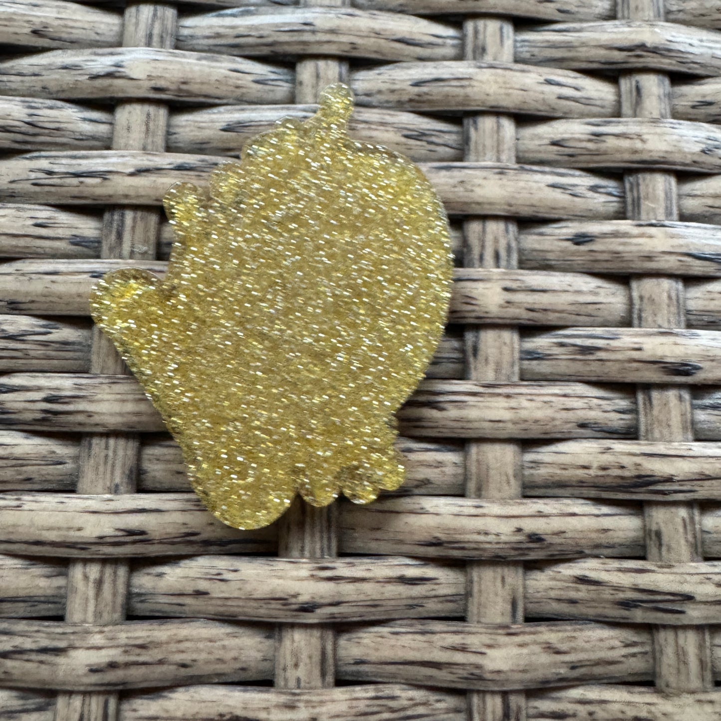 Acrylic Flatback, Planar, Cabochon, Single Pc - Oreo Cookie