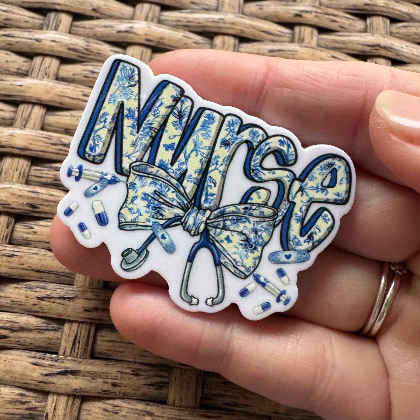 Acrylic Flatback, Planar, Cabochon, Single Pc - Nurse