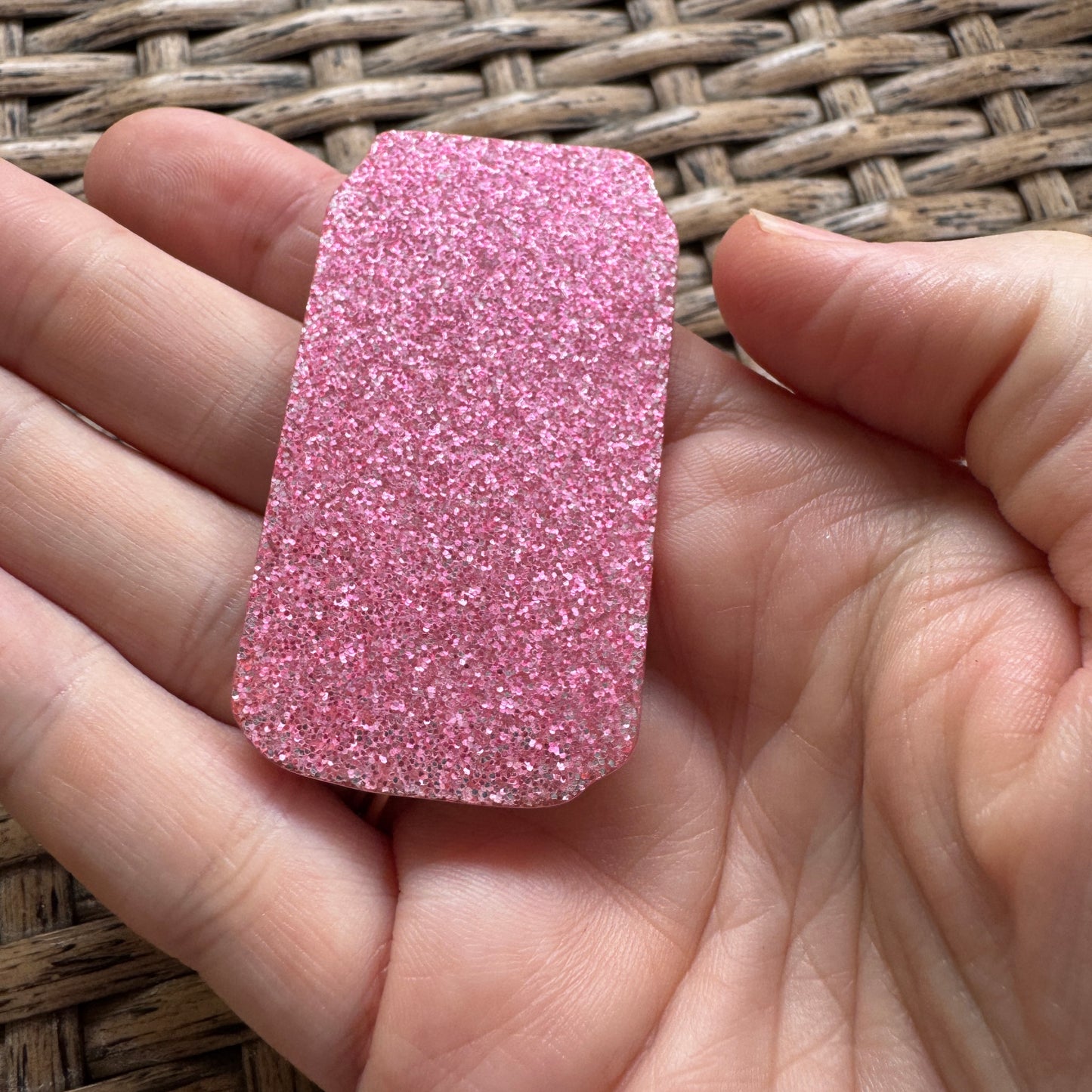 Acrylic Flatback, Planar, Cabochon, Single Pc - Dr Pepper