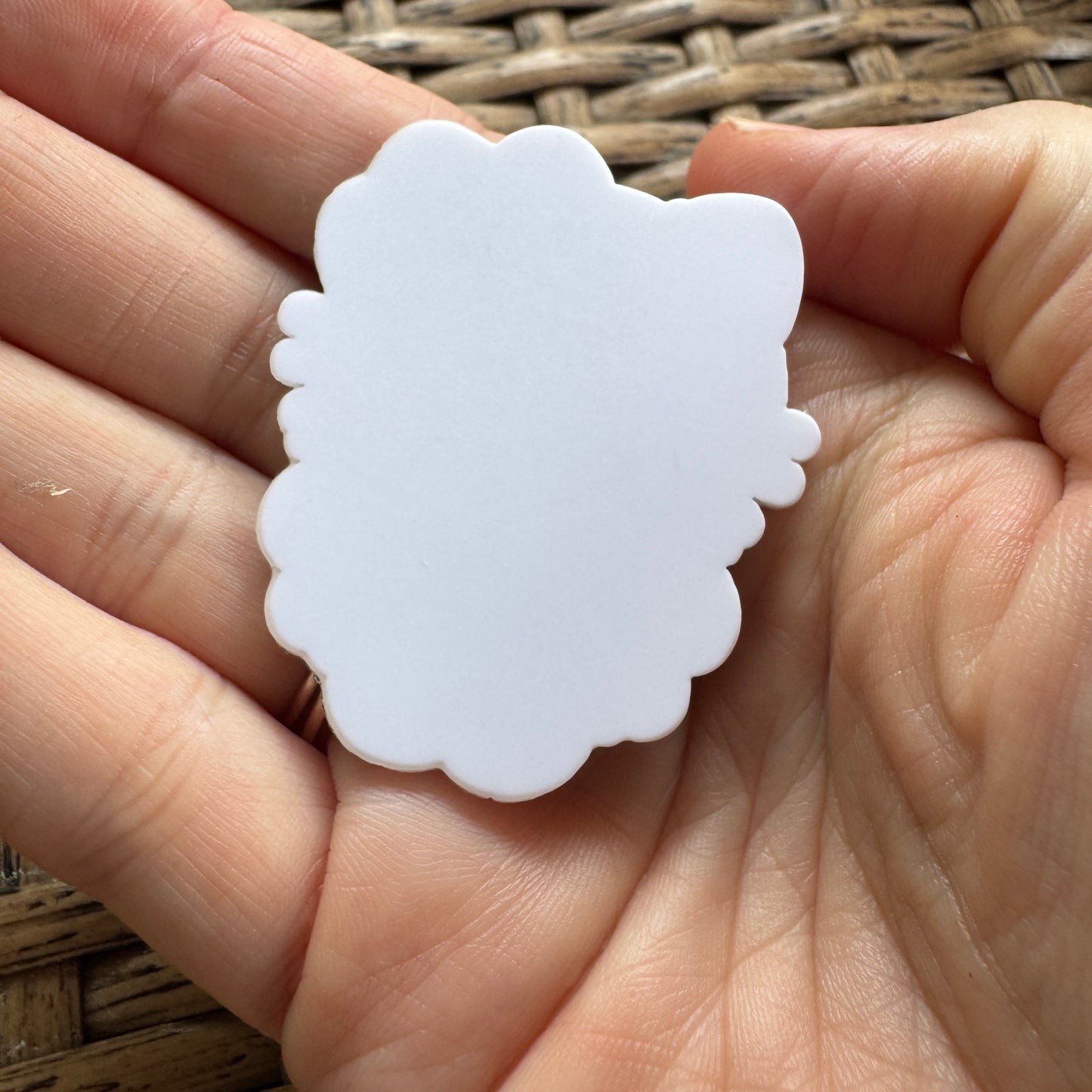 Acrylic Flatback, Planar, Cabochon, Single Pc -Hello Kitty Christmas