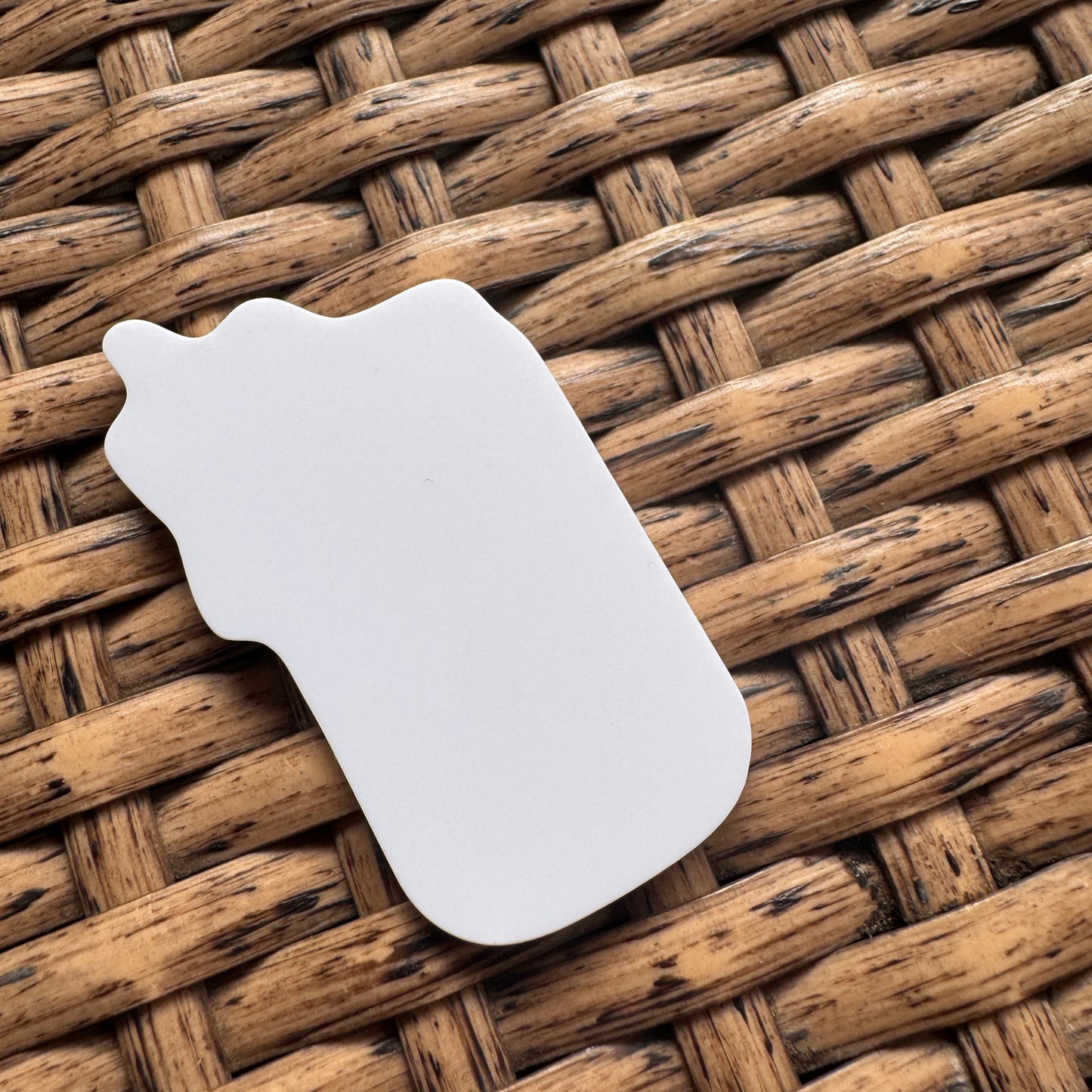 Acrylic Flatback, Planar, Cabochon, Single Pc - Floral Dr Pepper Can