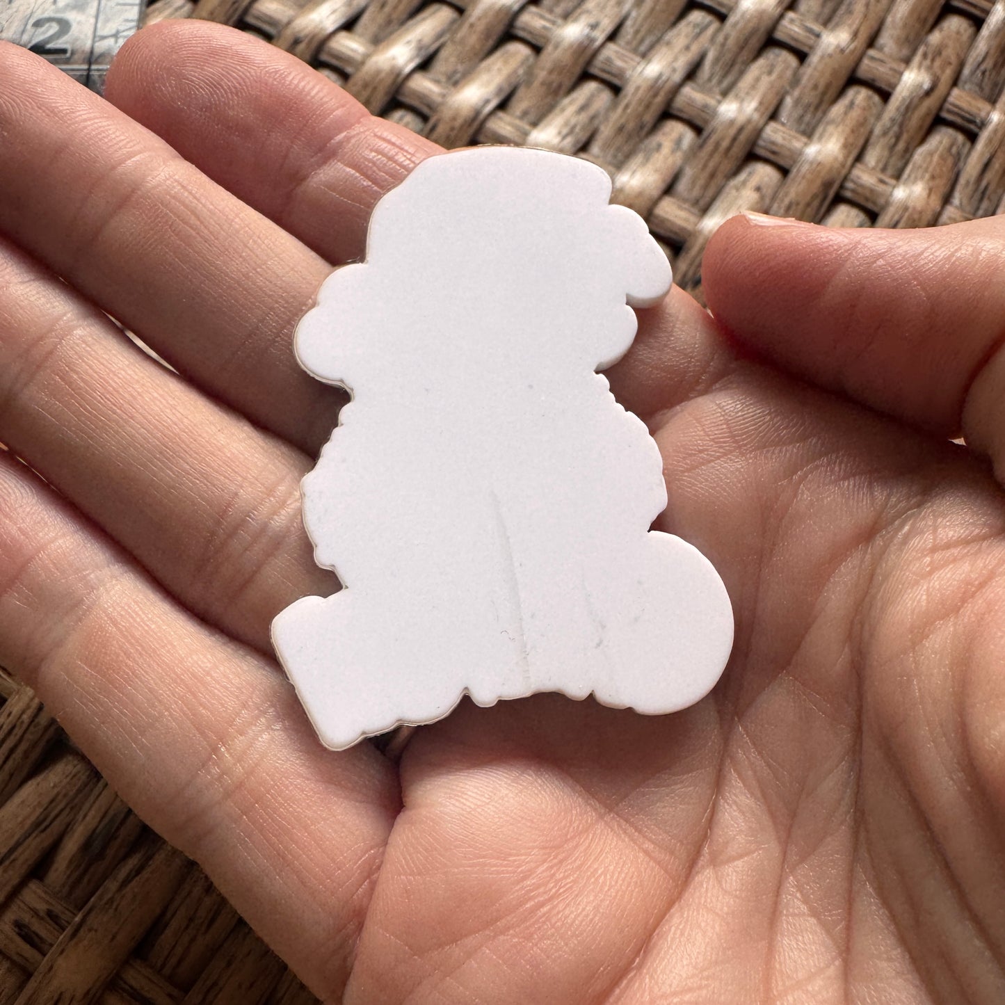 Acrylic Flatback, Planar, Cabochon, Single Pc - Grinch in Red hat