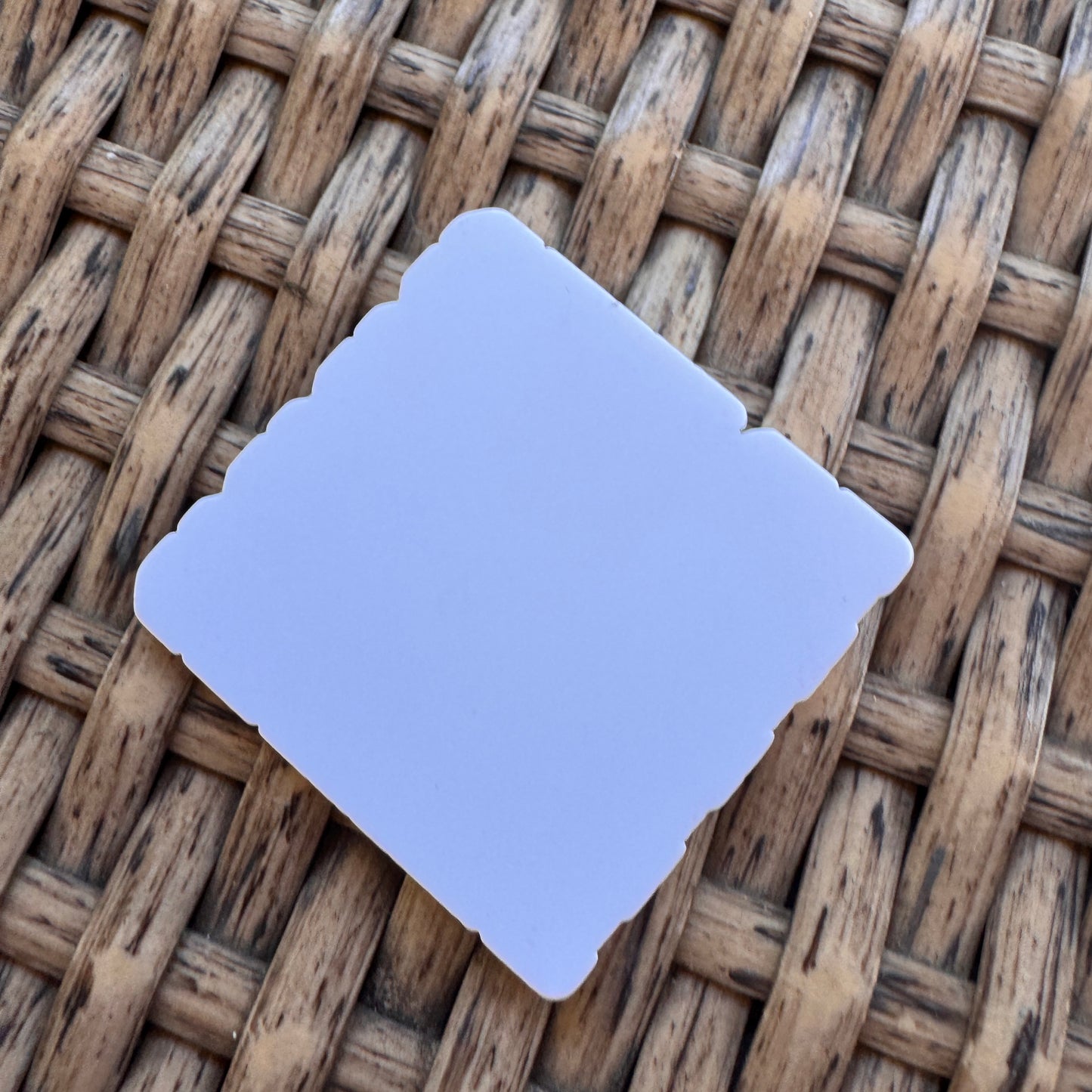 Acrylic Flatback, Planar, Cabochon, Single Pc. - Baseball Braves