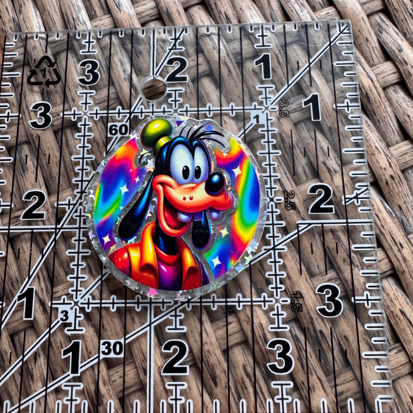 Acrylic Flatback, Planar, Cabochon, Single Pc. - Goofy