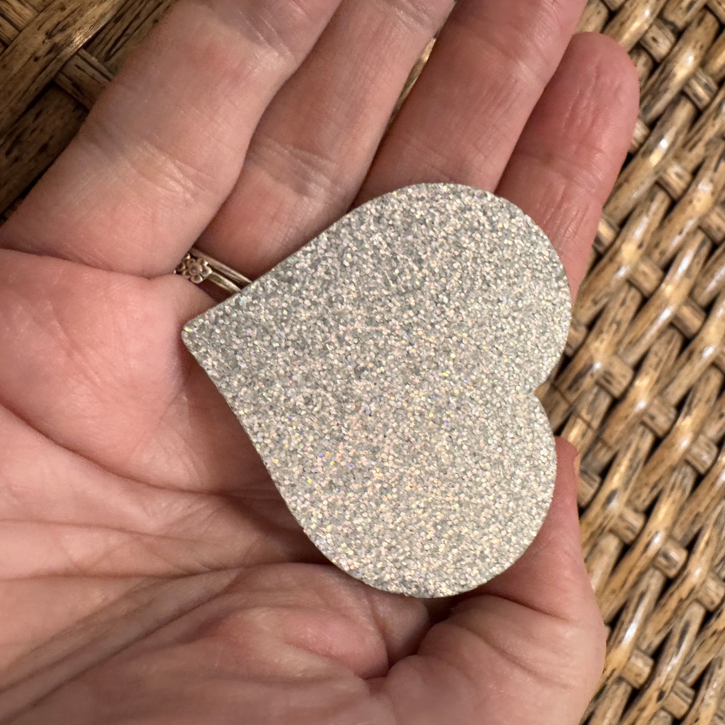 Acrylic Flatback Craft Embellishment Designer Brand Burberry Heart