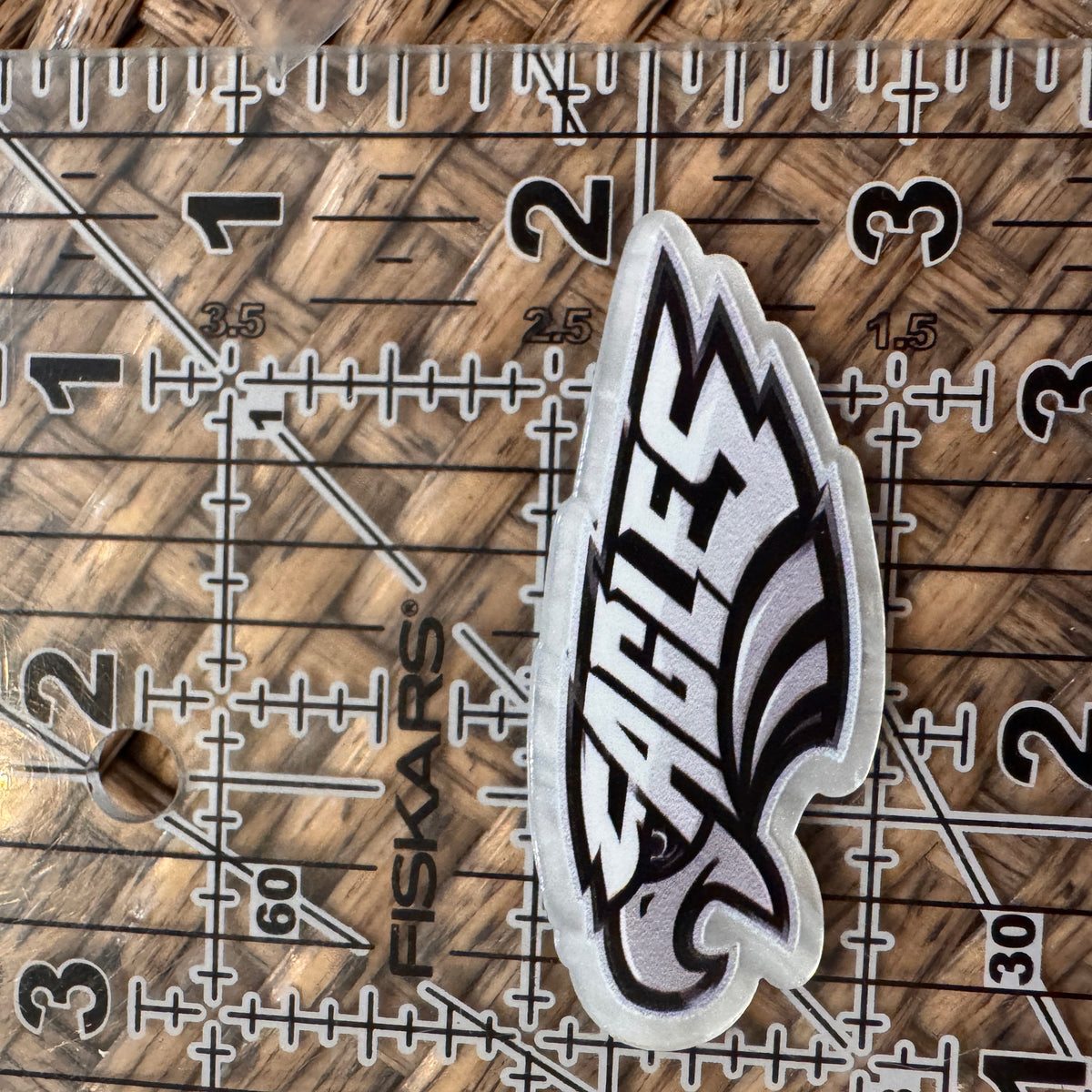 Acrylic Flatback Craft Embellishment Eagles Football