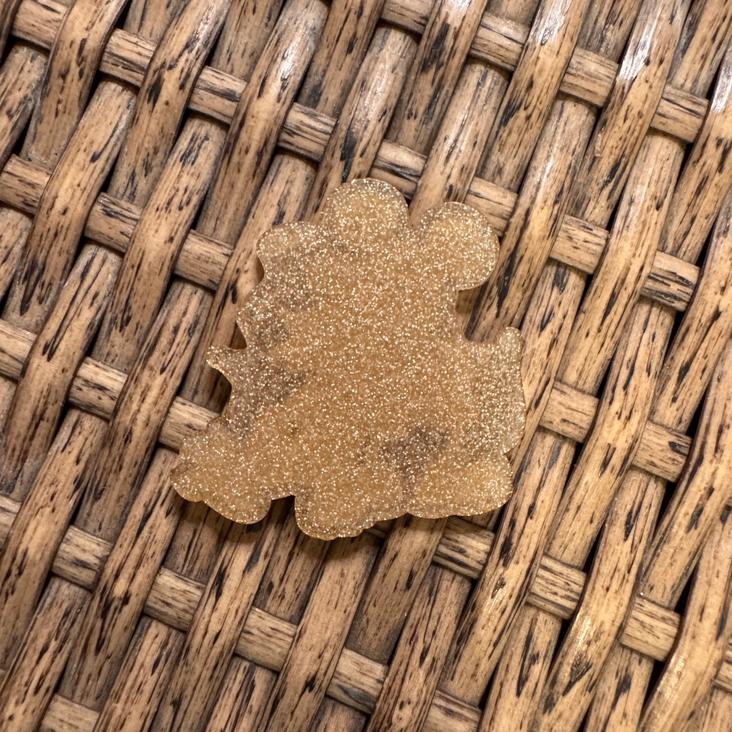 Mickey and Pluto Acrylic Flatback, Planar, Cabochon, Single Pc.