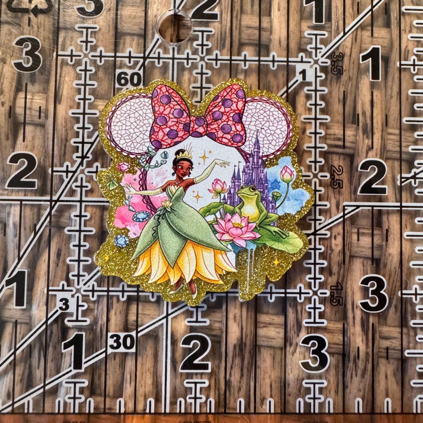 Disney Princess Acrylic Flatback, Planar, Cabochon, Single Pc.