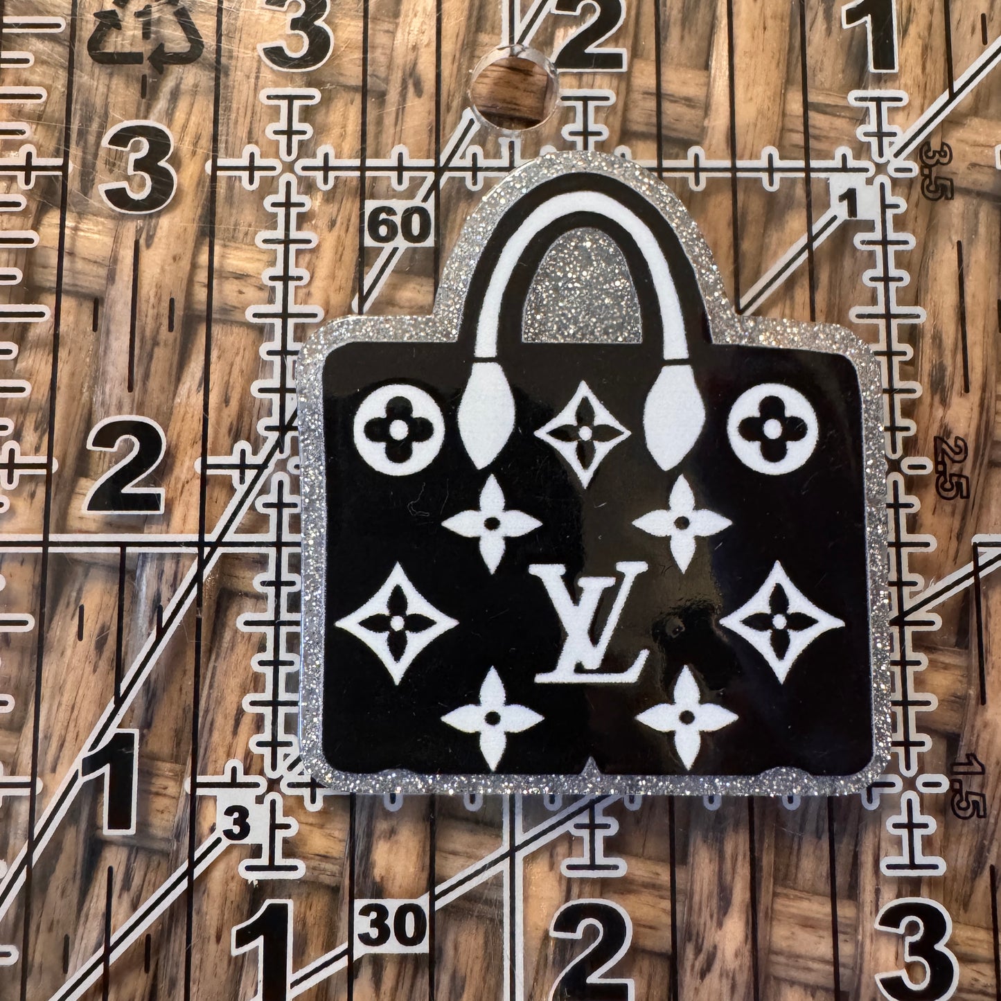 Purse Acrylic Flatback, Planar, Cabochon, Single Pc.