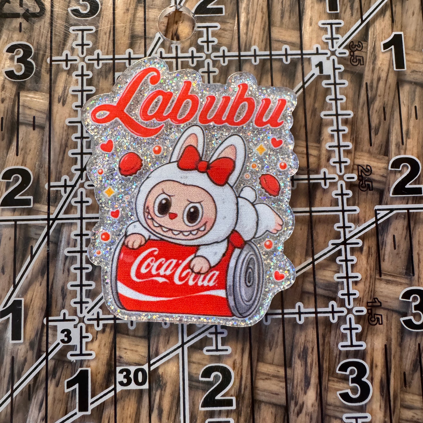 bubu with Coke Acrylic Flatback, Planar, Cabochon, Single Pc.