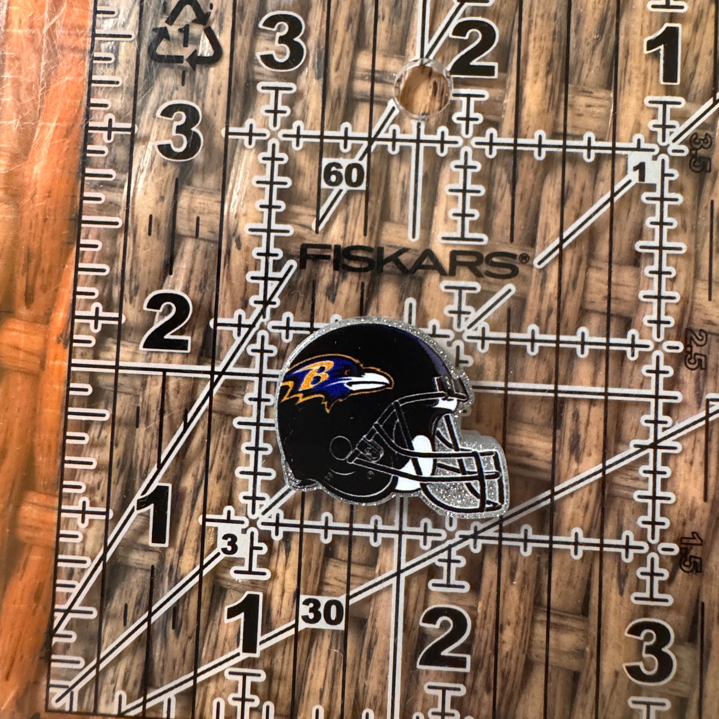 Small Acrylic Focal Bead Set of Two – Double-Sided Image Charms for Beadable Pens, Badge Reels, Keychains, Jewelry, Junk Cases