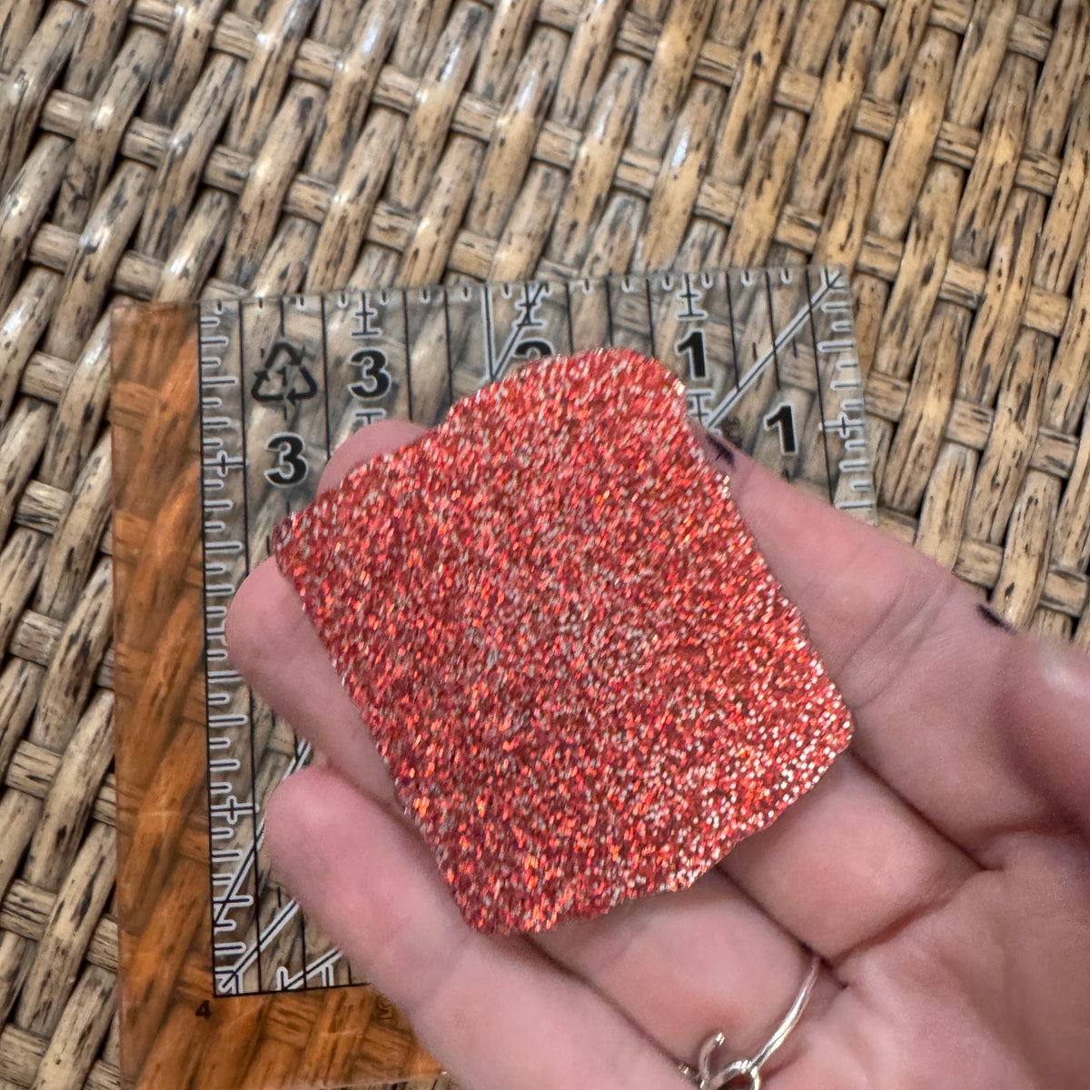 Acrylic Flatback Craft EmbellishmentWindow To the Walls Deck These Halls