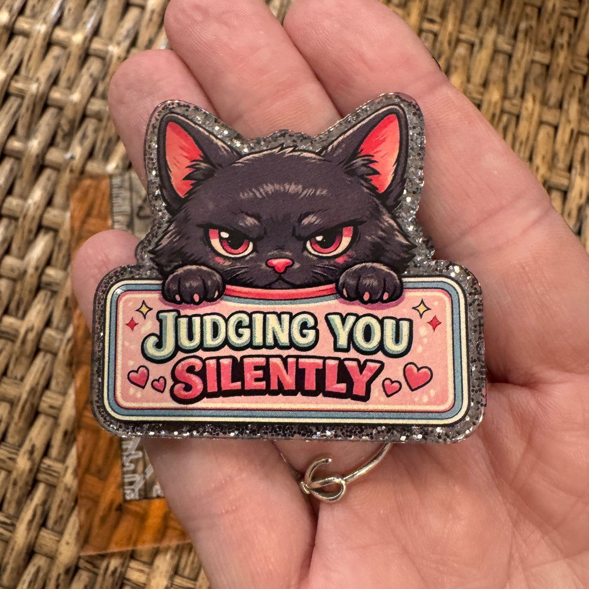 Acrylic Flatback Craft Embellishment Judging you