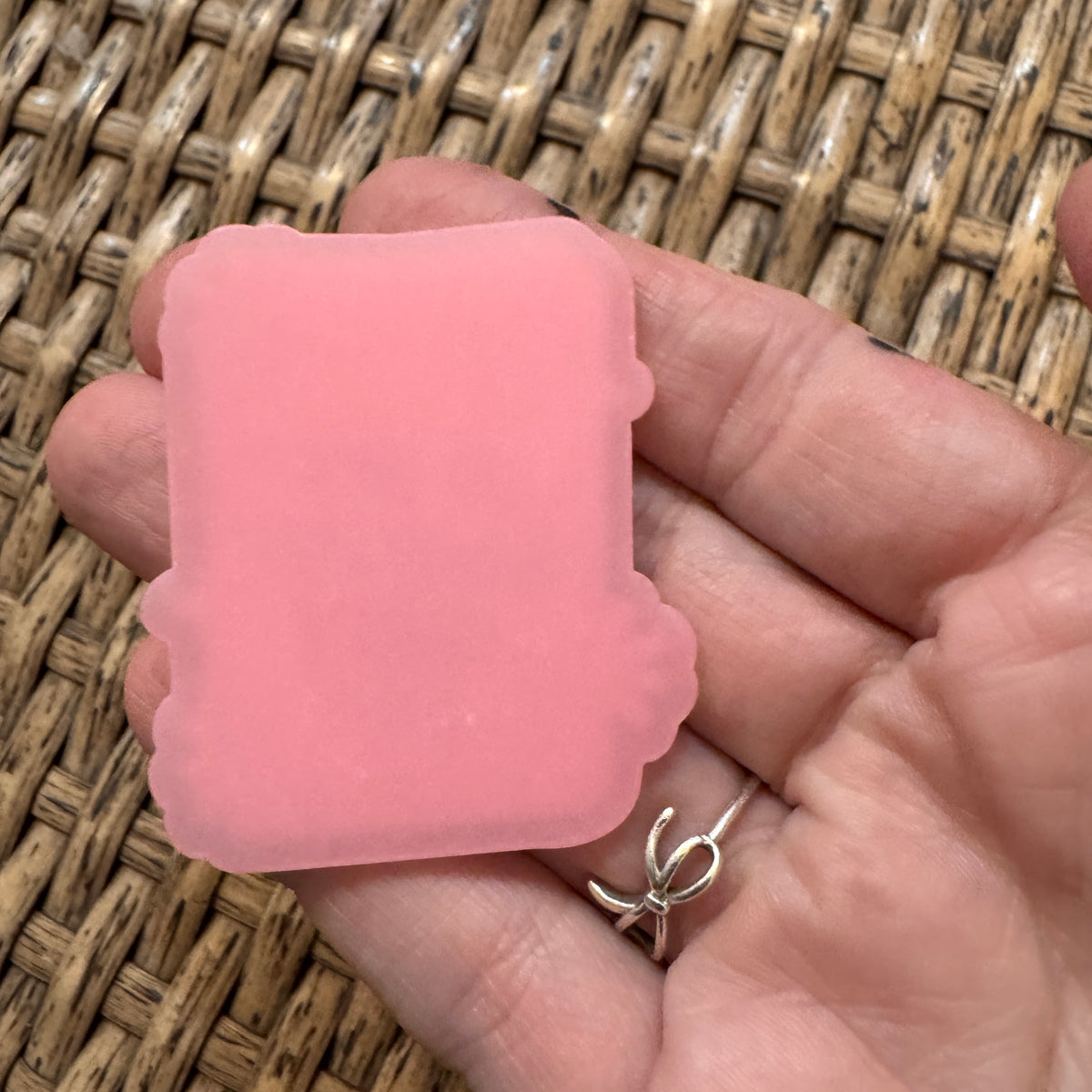 Acrylic Flatback Craft Embellishment - Bookish Girly