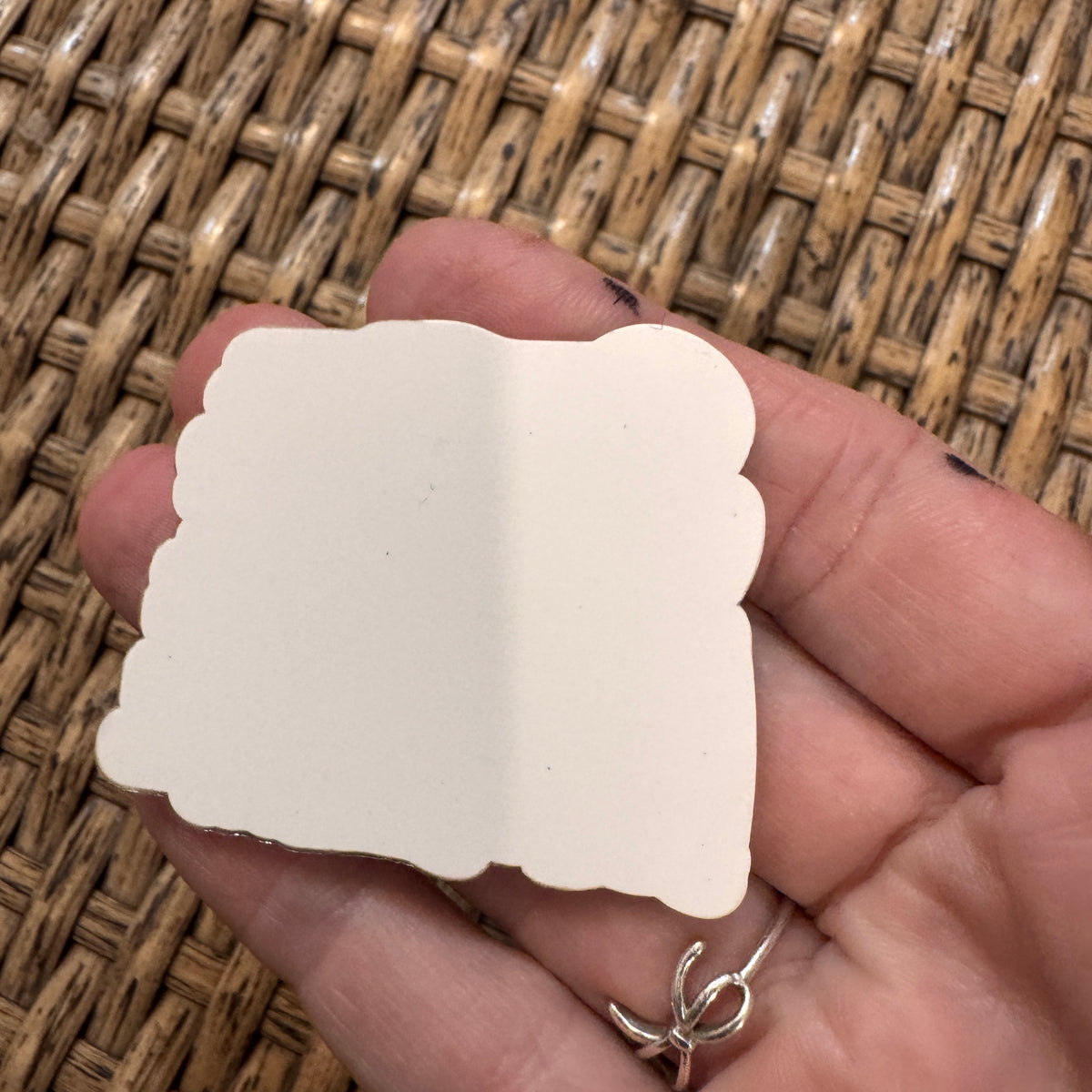 Acrylic Flatback Craft Embellishment - She is Mom
