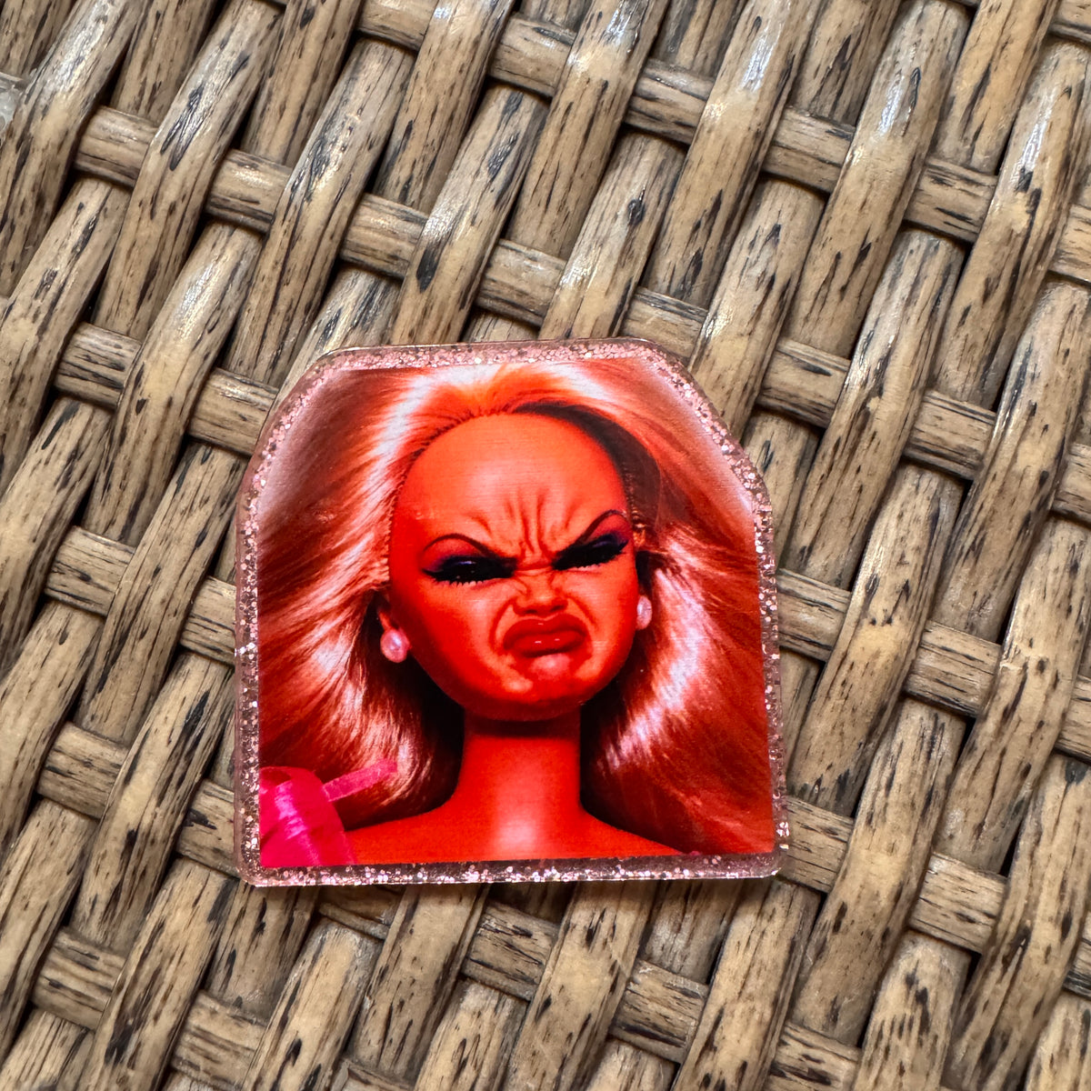 Acrylic Flatback Craft Embellishment - Barbie Dirty Look