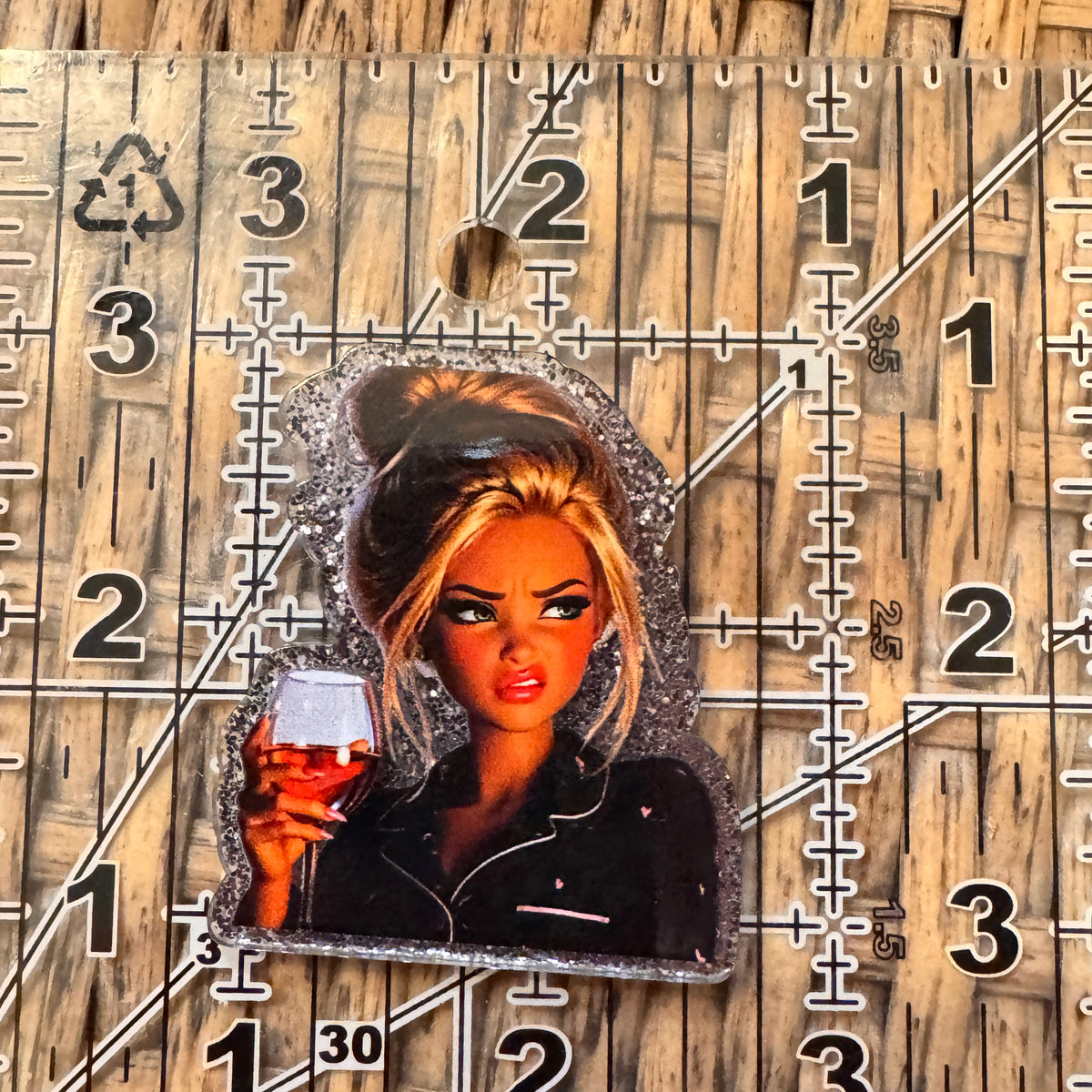 Acrylic Flatback Craft Embellishment - Barbie Dirty Look