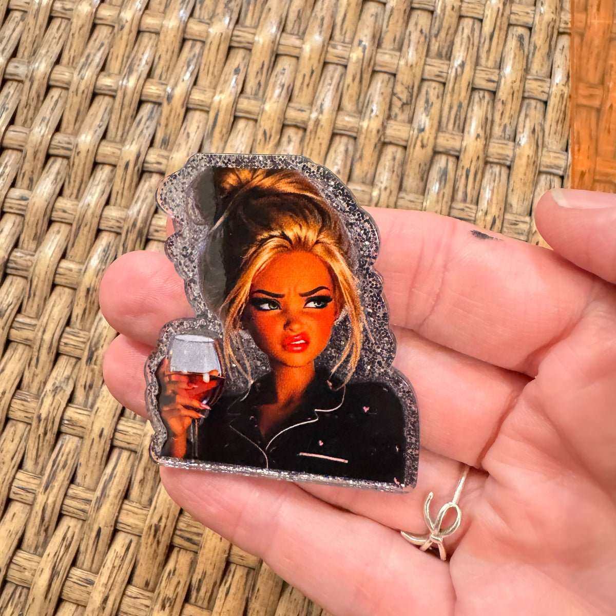 Acrylic Flatback Craft Embellishment - Barbie Dirty Look