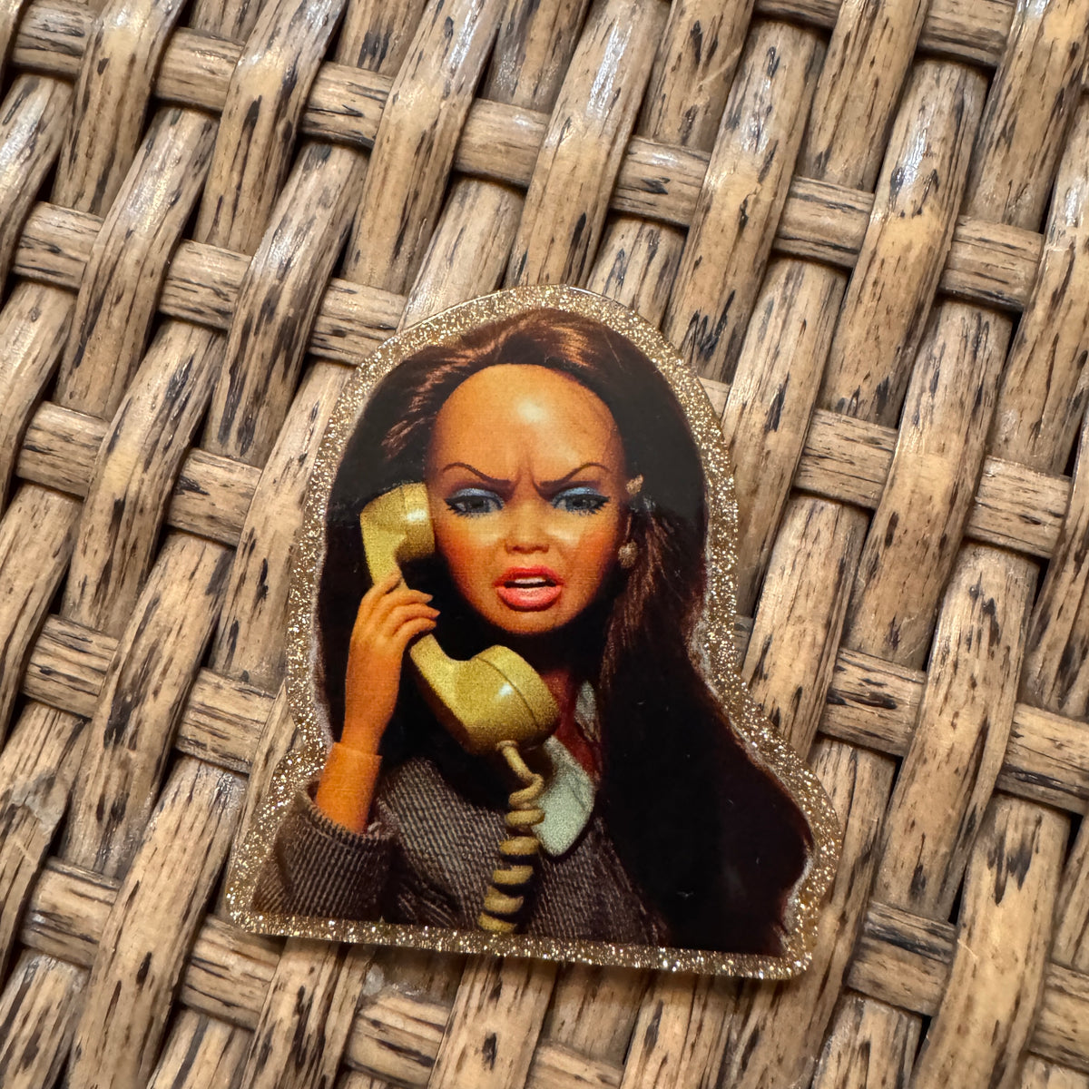 Acrylic Flatback Craft Embellishment - Barbie Dirty Look