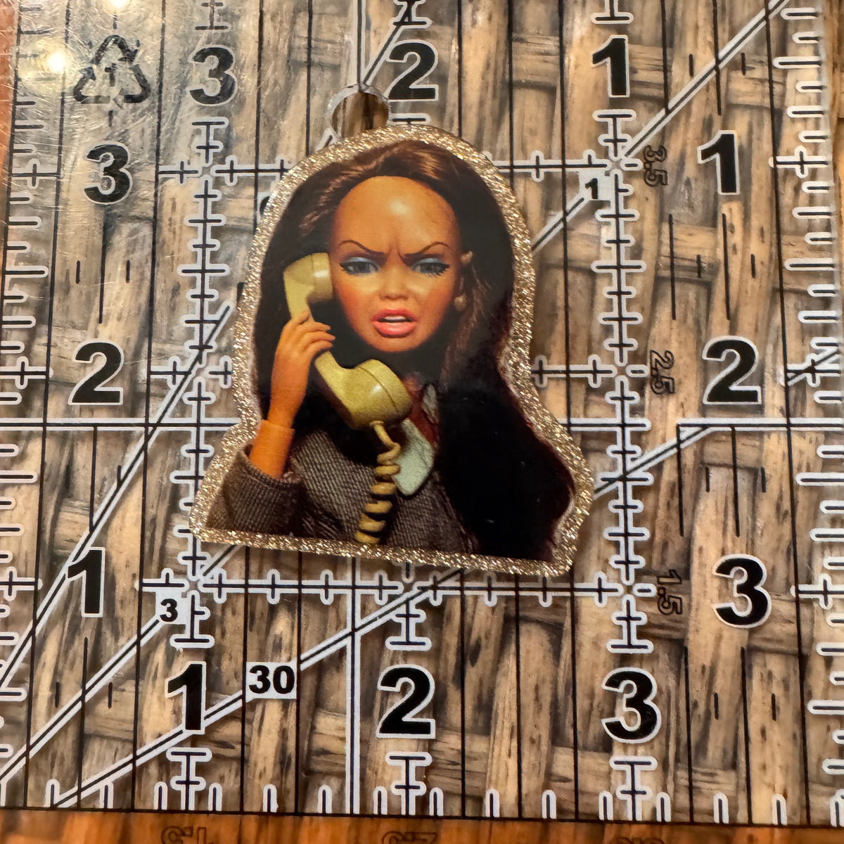 Acrylic Flatback Craft Embellishment - Barbie Dirty Look