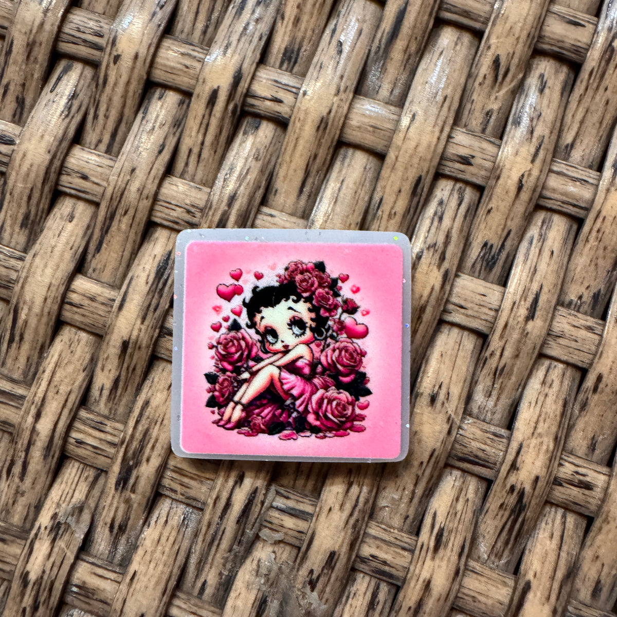 MINI Acrylic Flatback Craft Embellishment - Mini Betty Boop