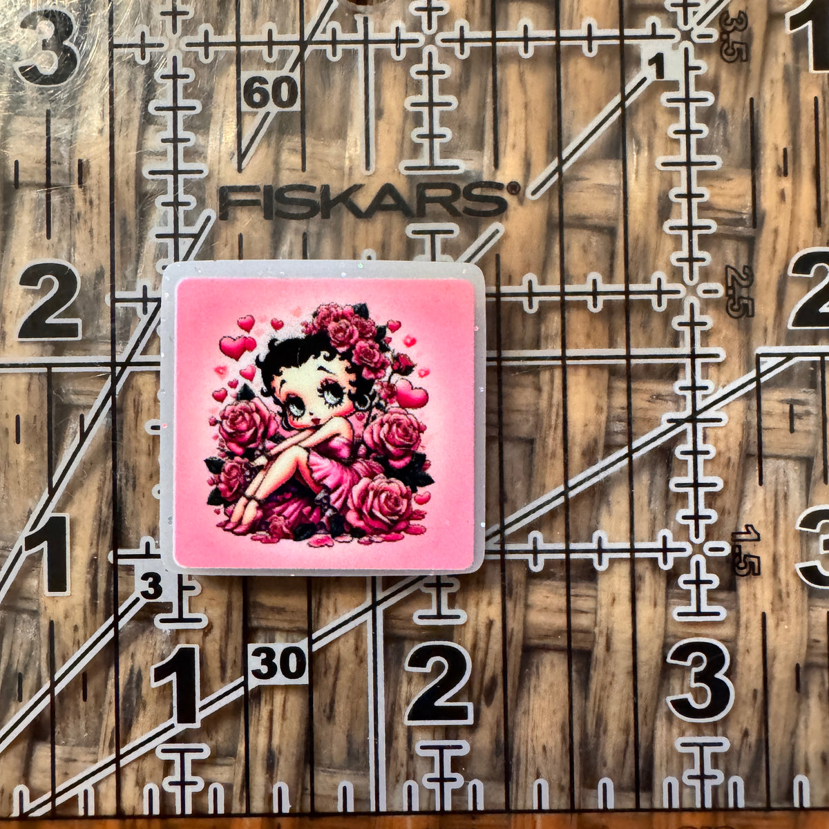 MINI Acrylic Flatback Craft Embellishment - Mini Betty Boop