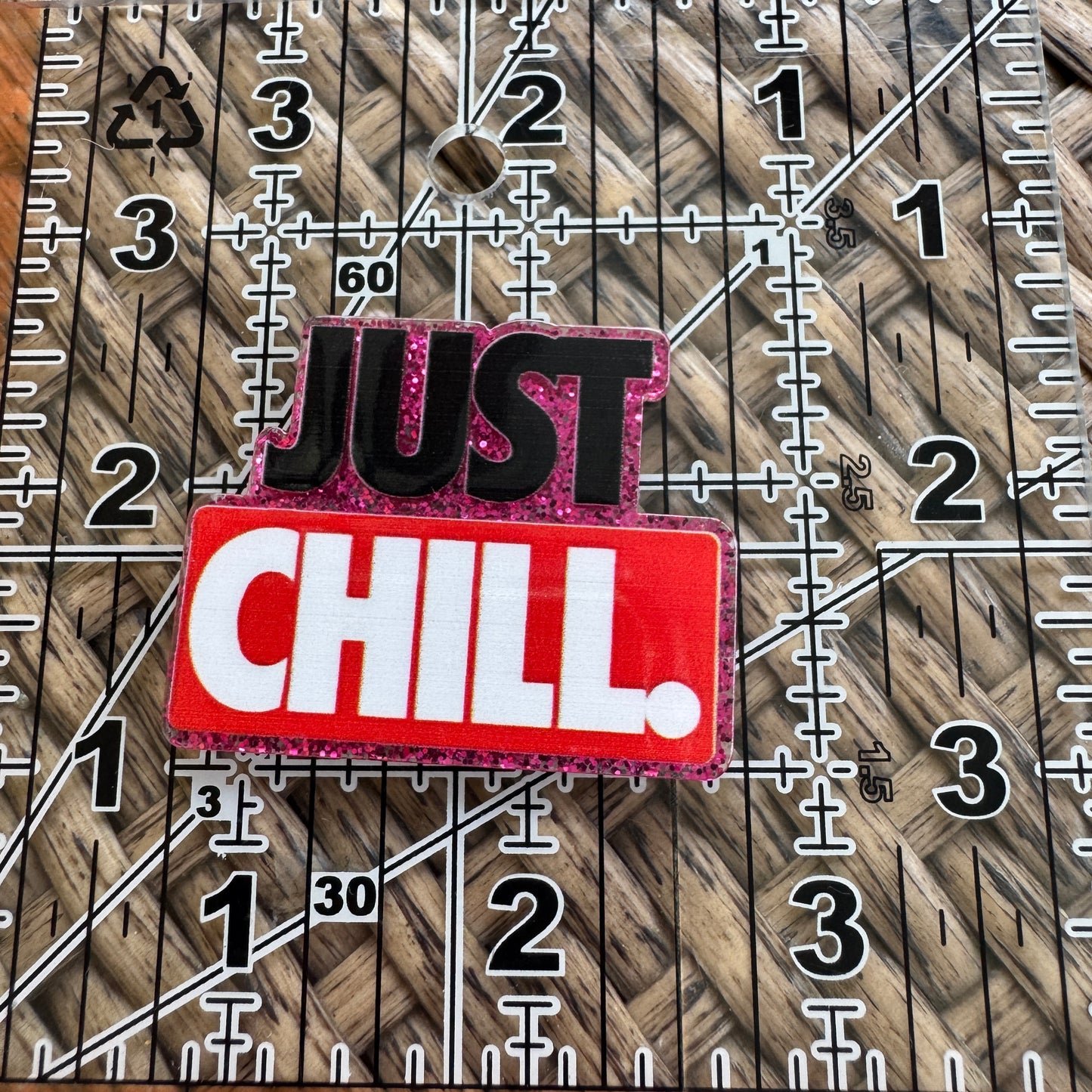 Just Chill, Flatback,  Planar, Cabochon, Single Pc