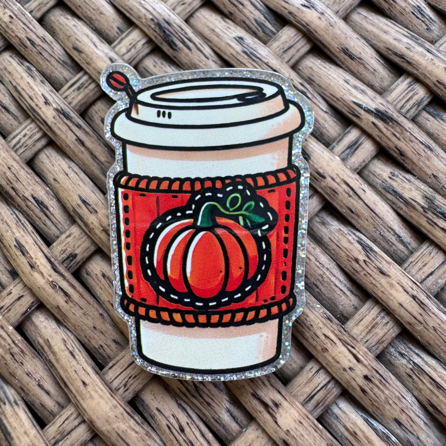 Pumpkin Coffee,  Flatback,  Planar, Cabochon, Single Pc