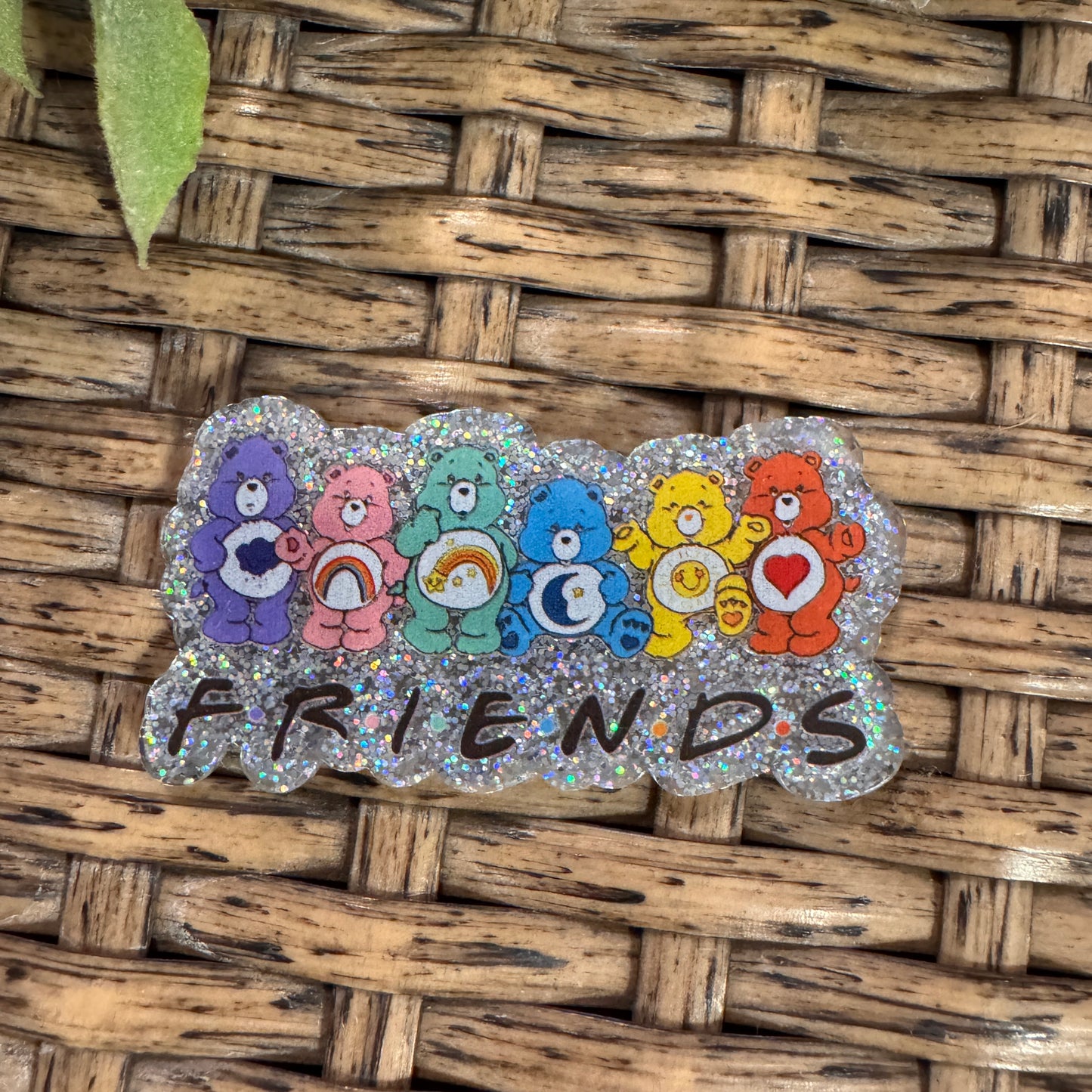 CareBear Friends Acrylic Flatback,  Planar, Cabochon, Single Pc.
