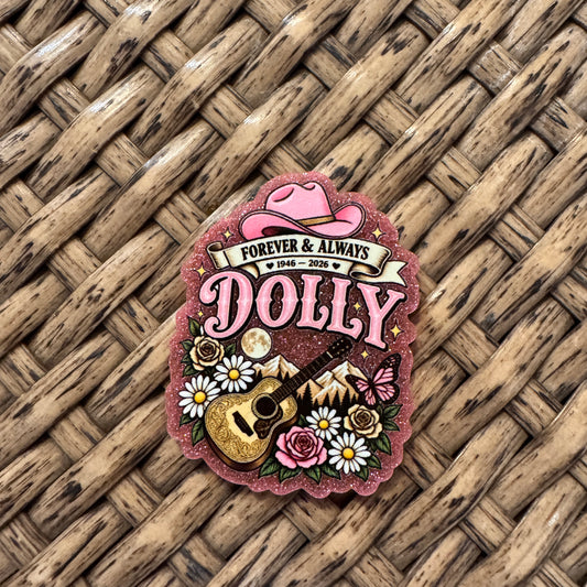 Acrylic Flatback Craft Embellishment - Dolly