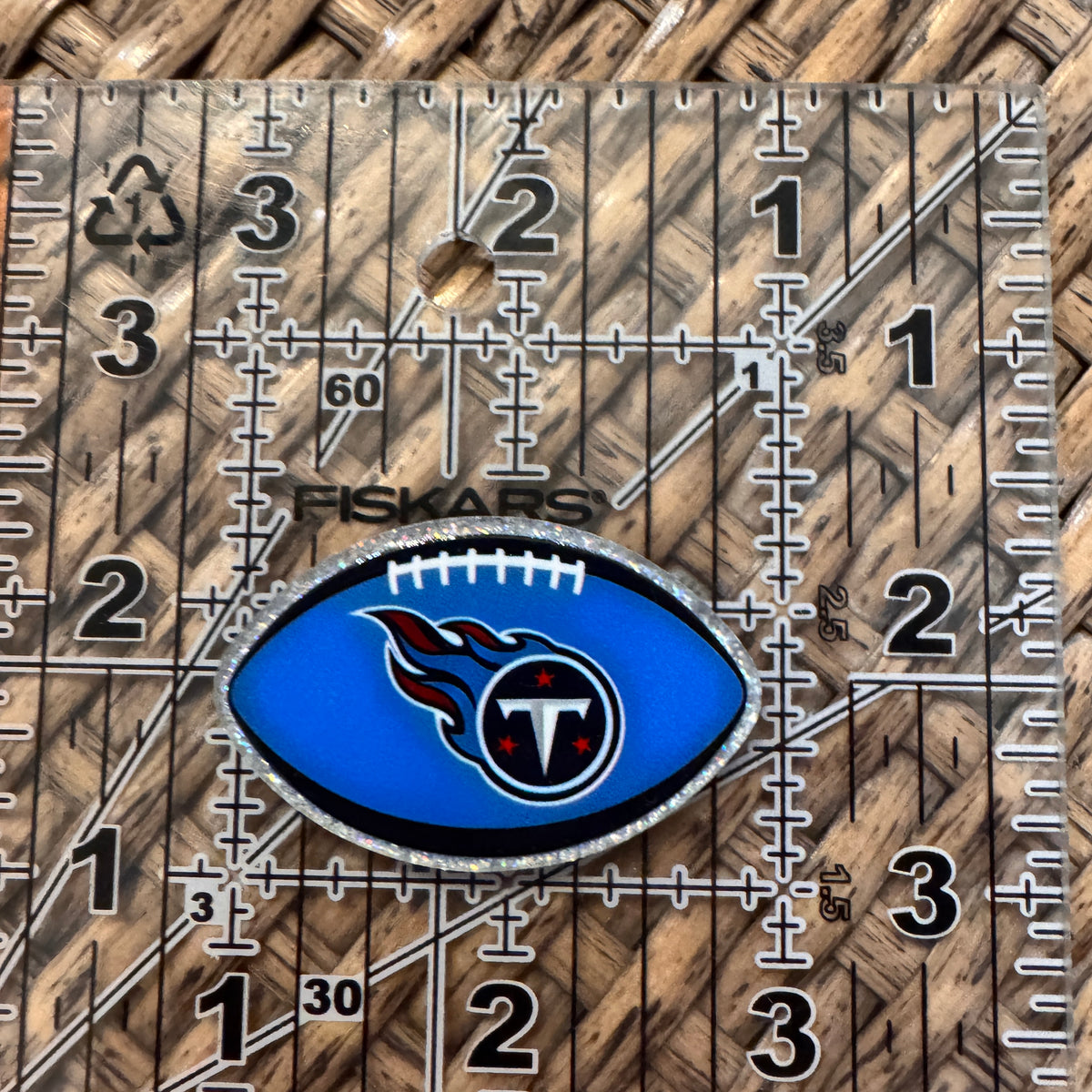 Acrylic Flatback Craft Embellishment - Football Team