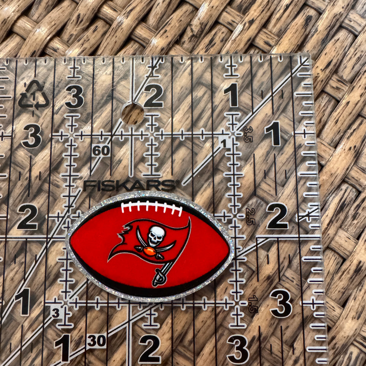 Acrylic Flatback Craft Embellishment - Football Team