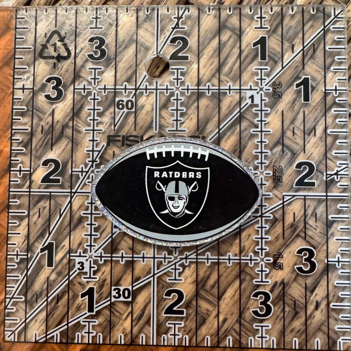 Acrylic Flatback Craft Embellishment - Football Team