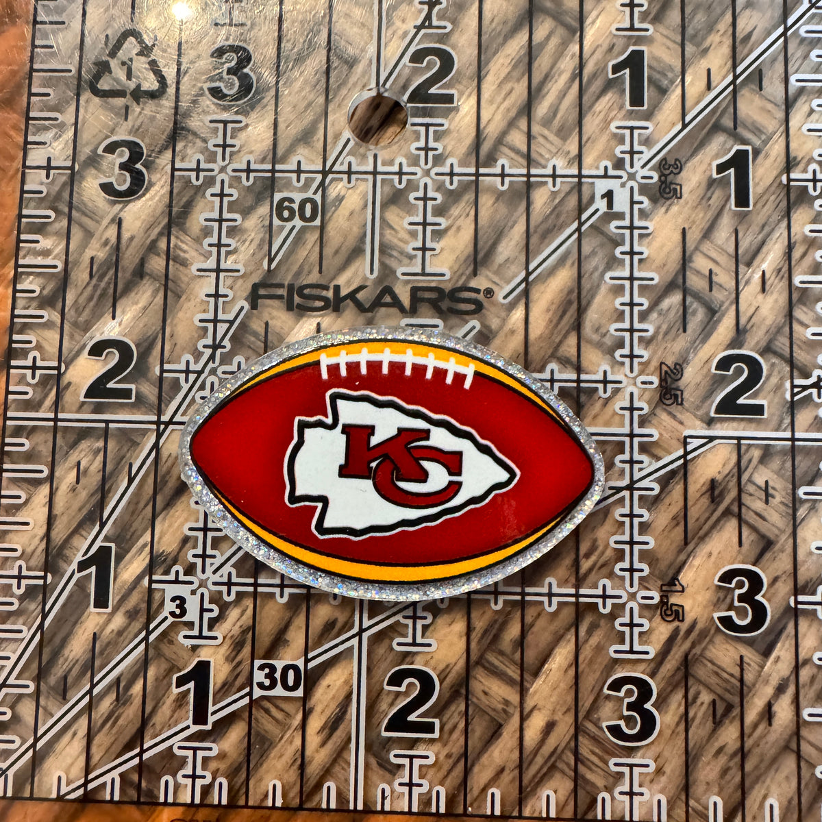 Acrylic Flatback Craft Embellishment - Football Team