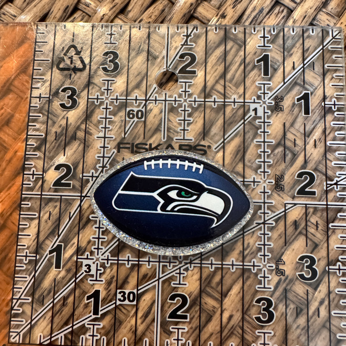 Acrylic Flatback Craft Embellishment - Football Team