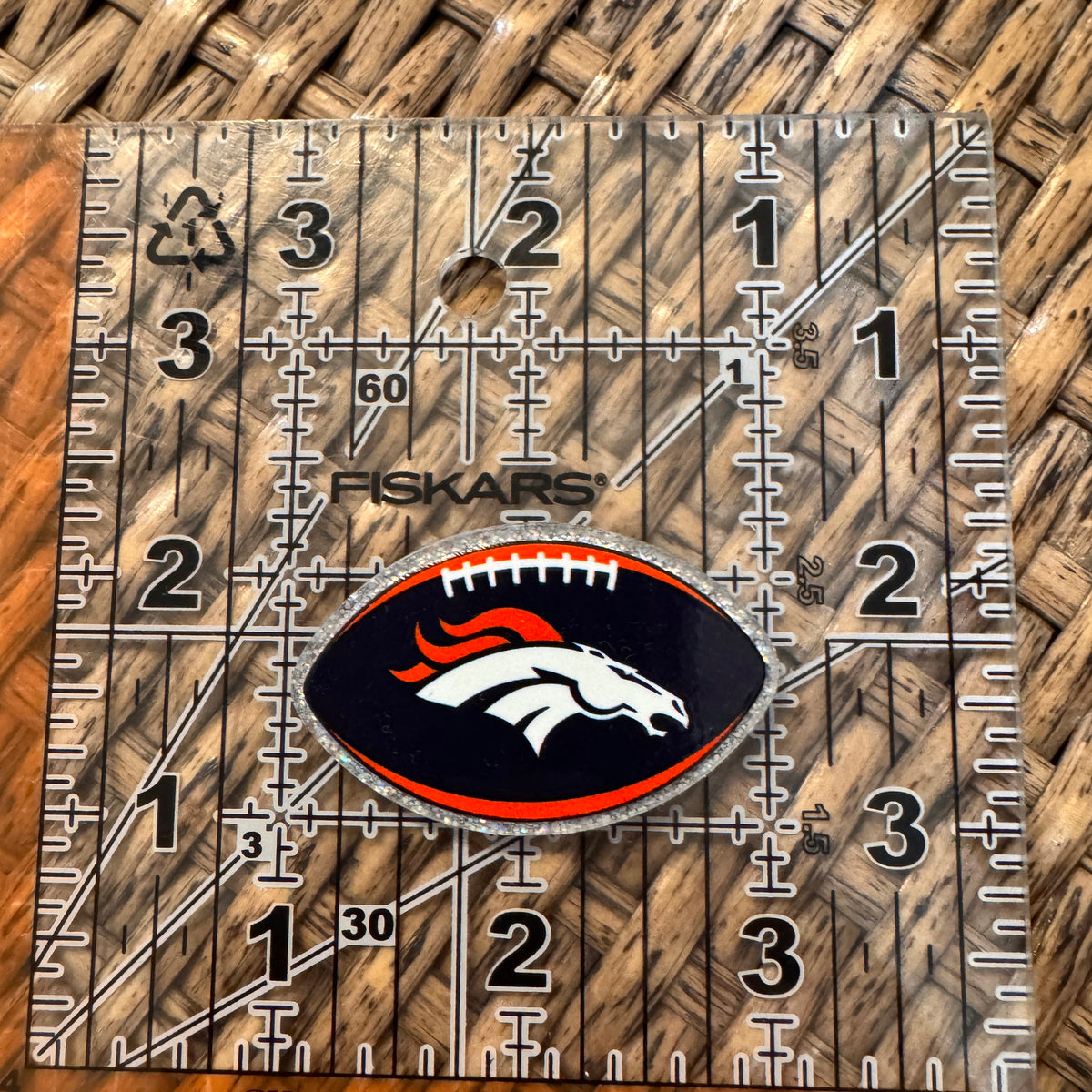 Acrylic Flatback Craft Embellishment - Football Team